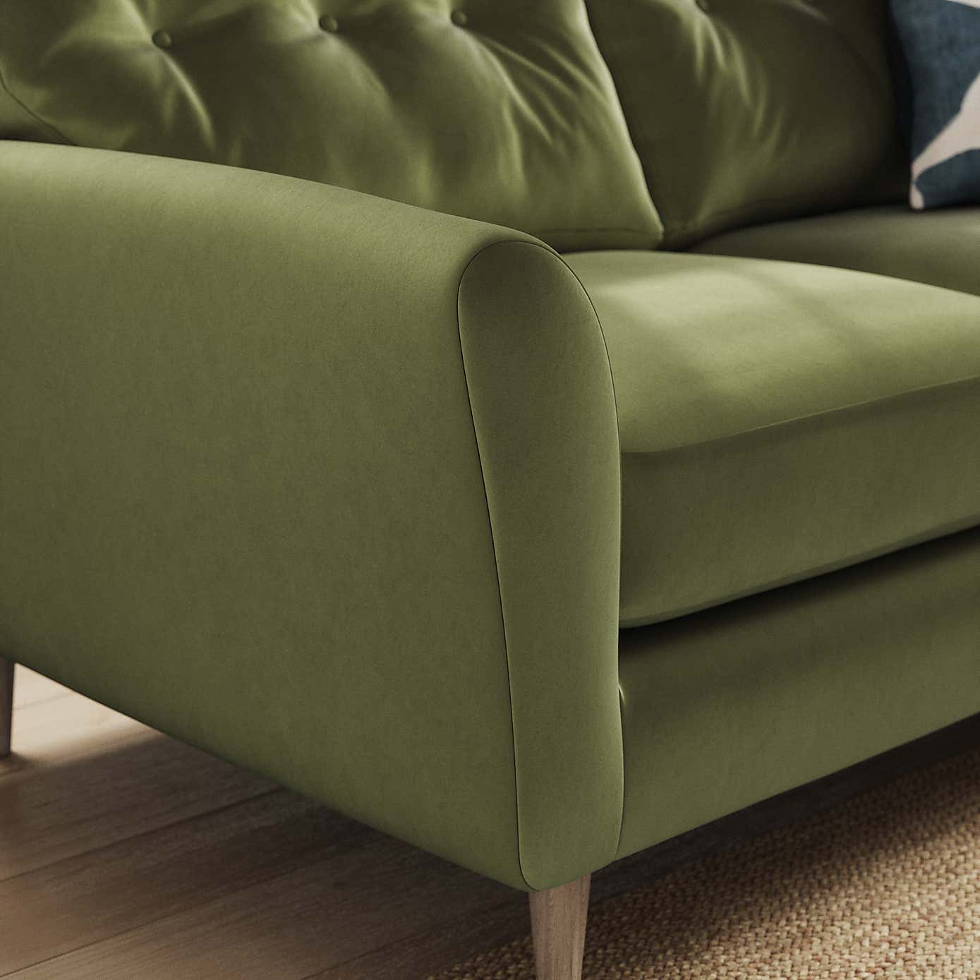 Sven Opulent Velvet 2 Seater Sofa