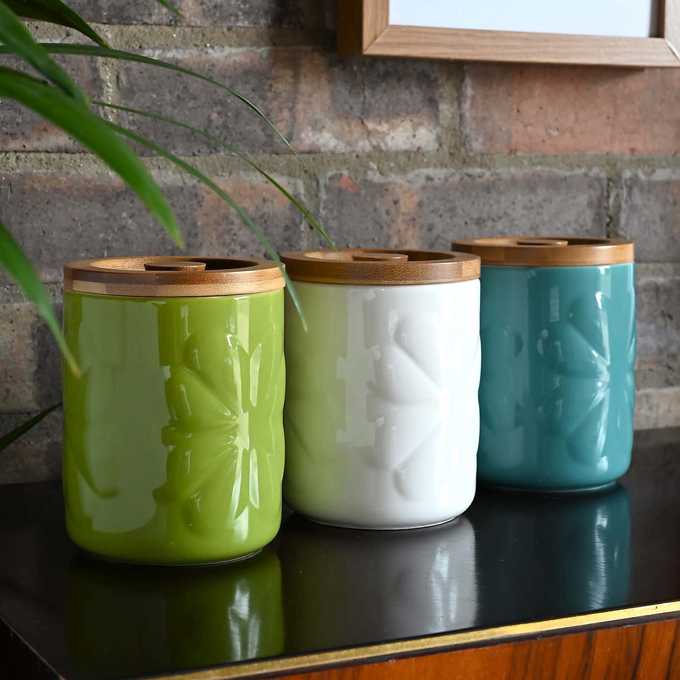 Navigate Carnaby Embossed Ceramic Jar with Lid