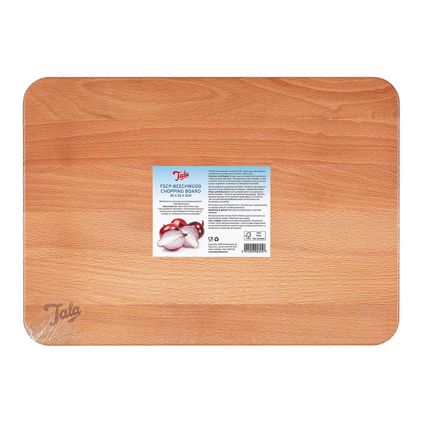 Tala FSC Beech Wood Chopping Board