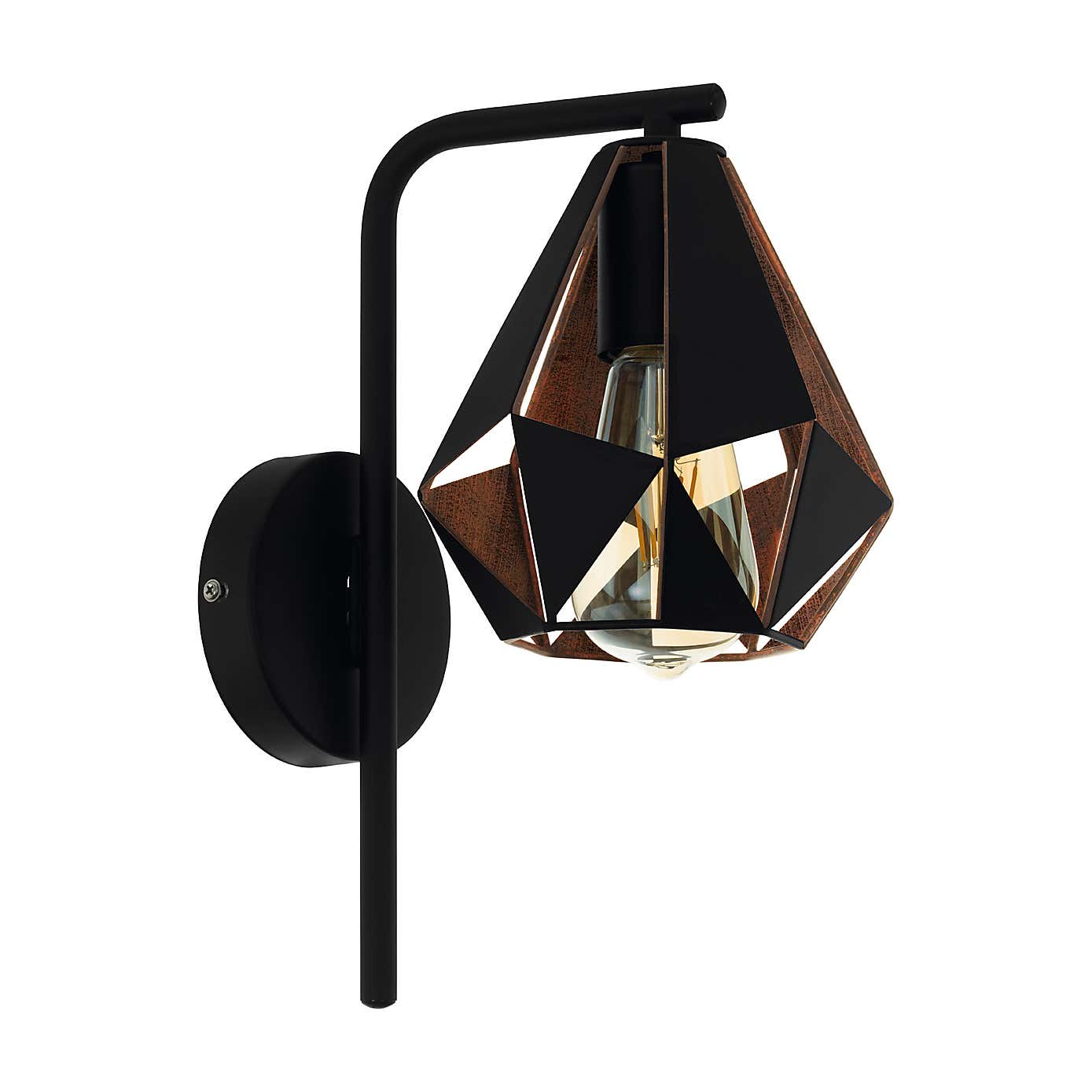 EGLO Carlton Art Deco Geometric Wall Light