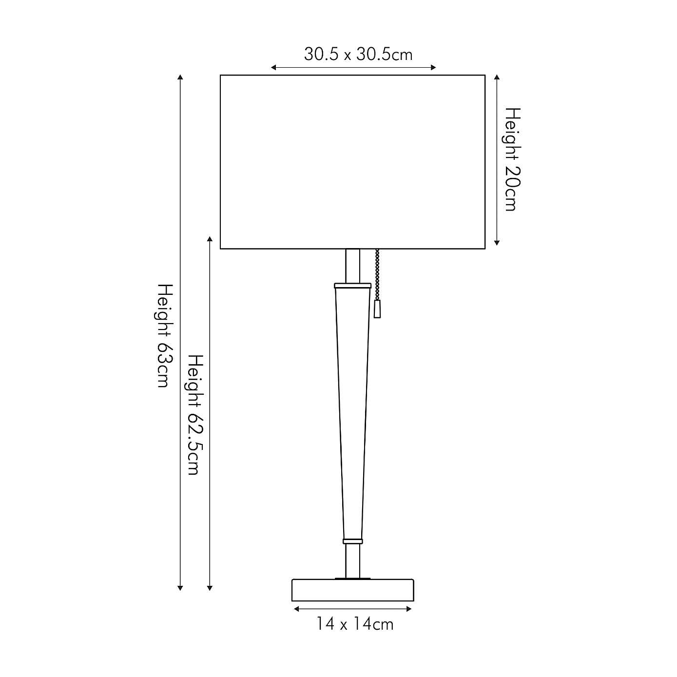 Lowry Metal Table Lamp