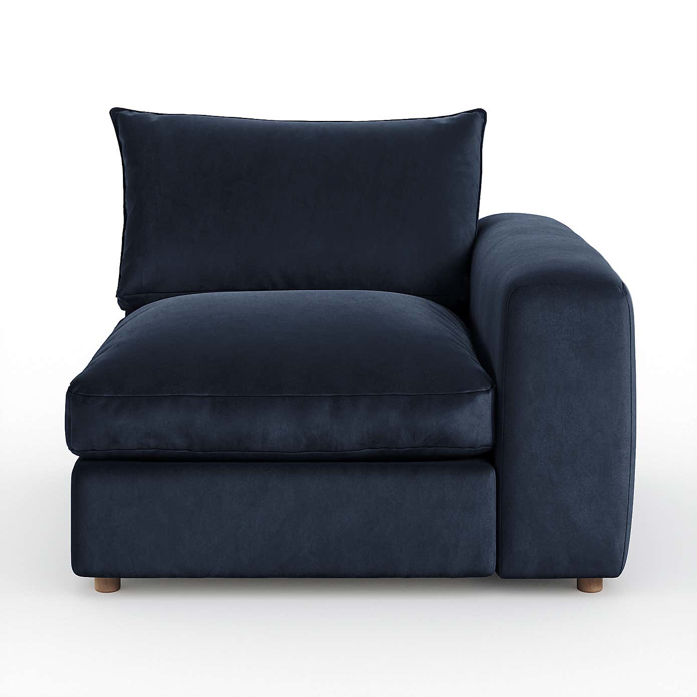 Full Circle Austin Cosy Velvet Modular Arm Corner Piece