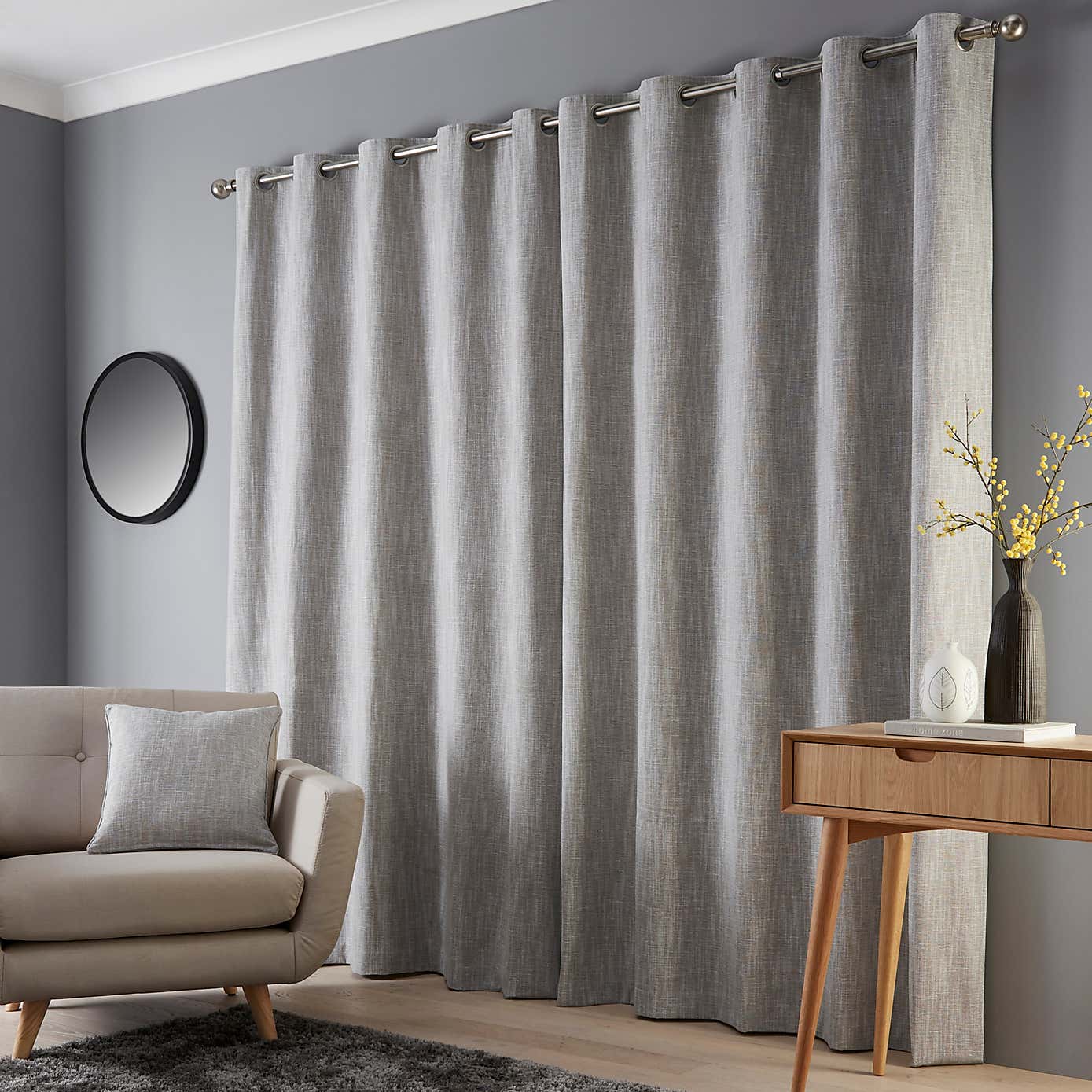 Elements Jenson Eyelet Curtains
