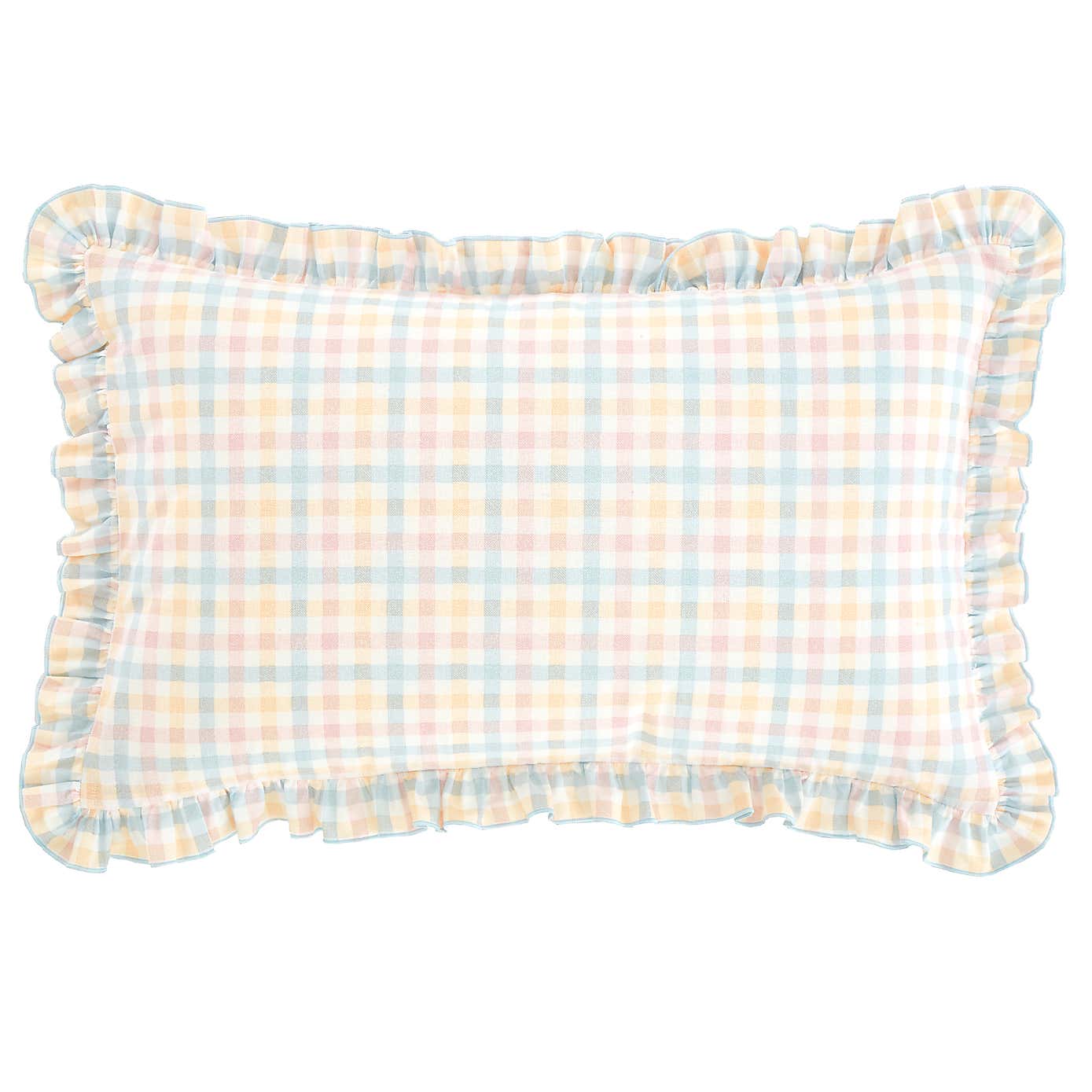 Mila Gingham 100% Cotton Duvet Cover and Pillowcase Set