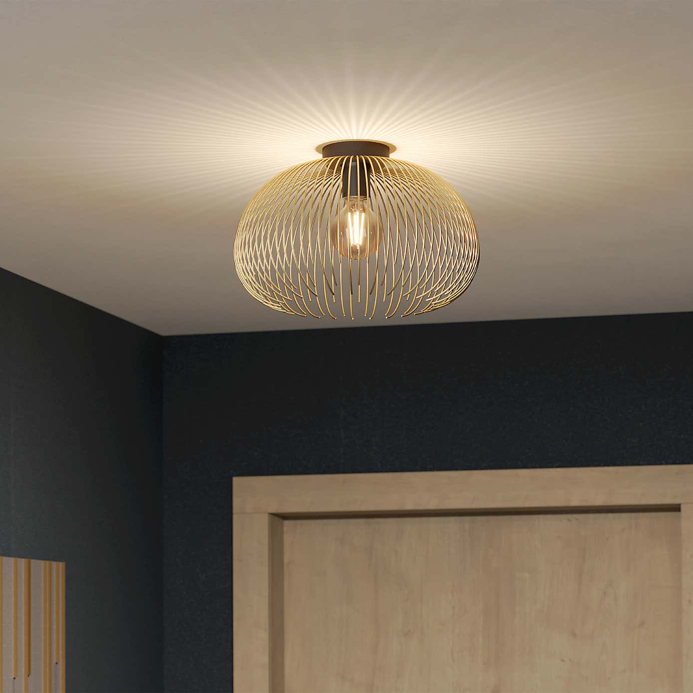 EGLO Venezuela Flush Ceiling Light