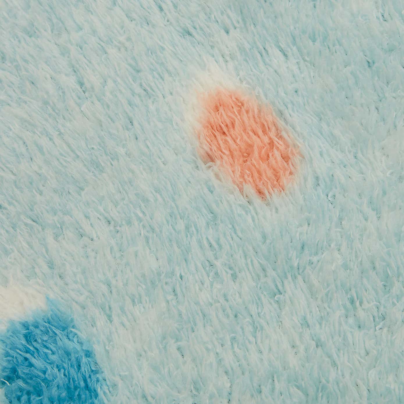 Bold Floral Polka Dot Throw, 100cm x 150cm