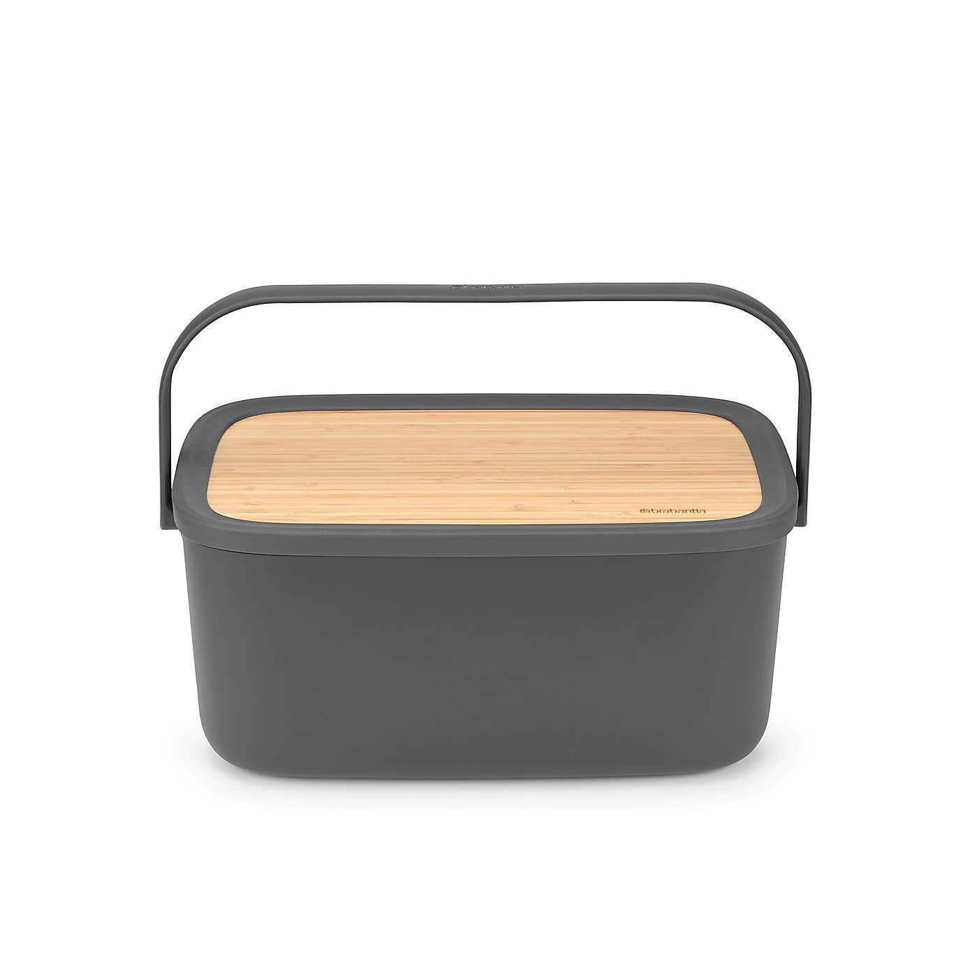 Brabantia Dark Grey Nic Bread Bin