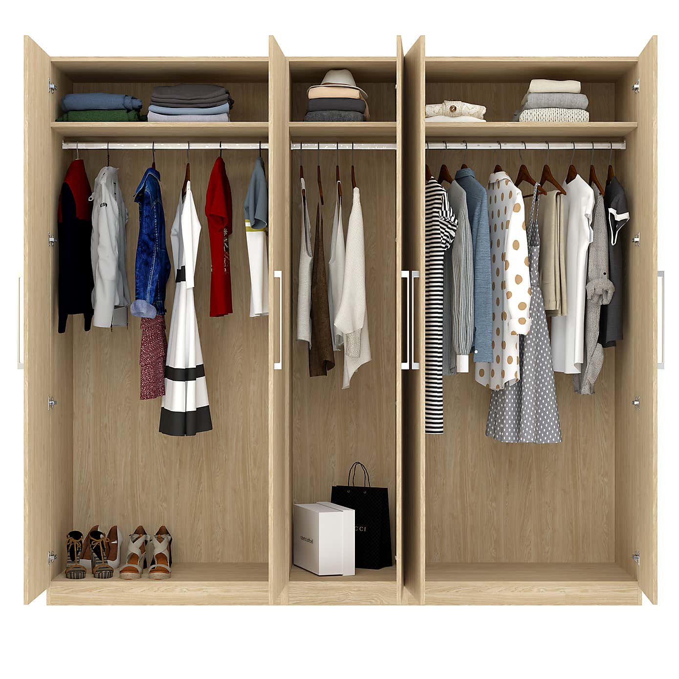 Foster 5 Door Wardrobe