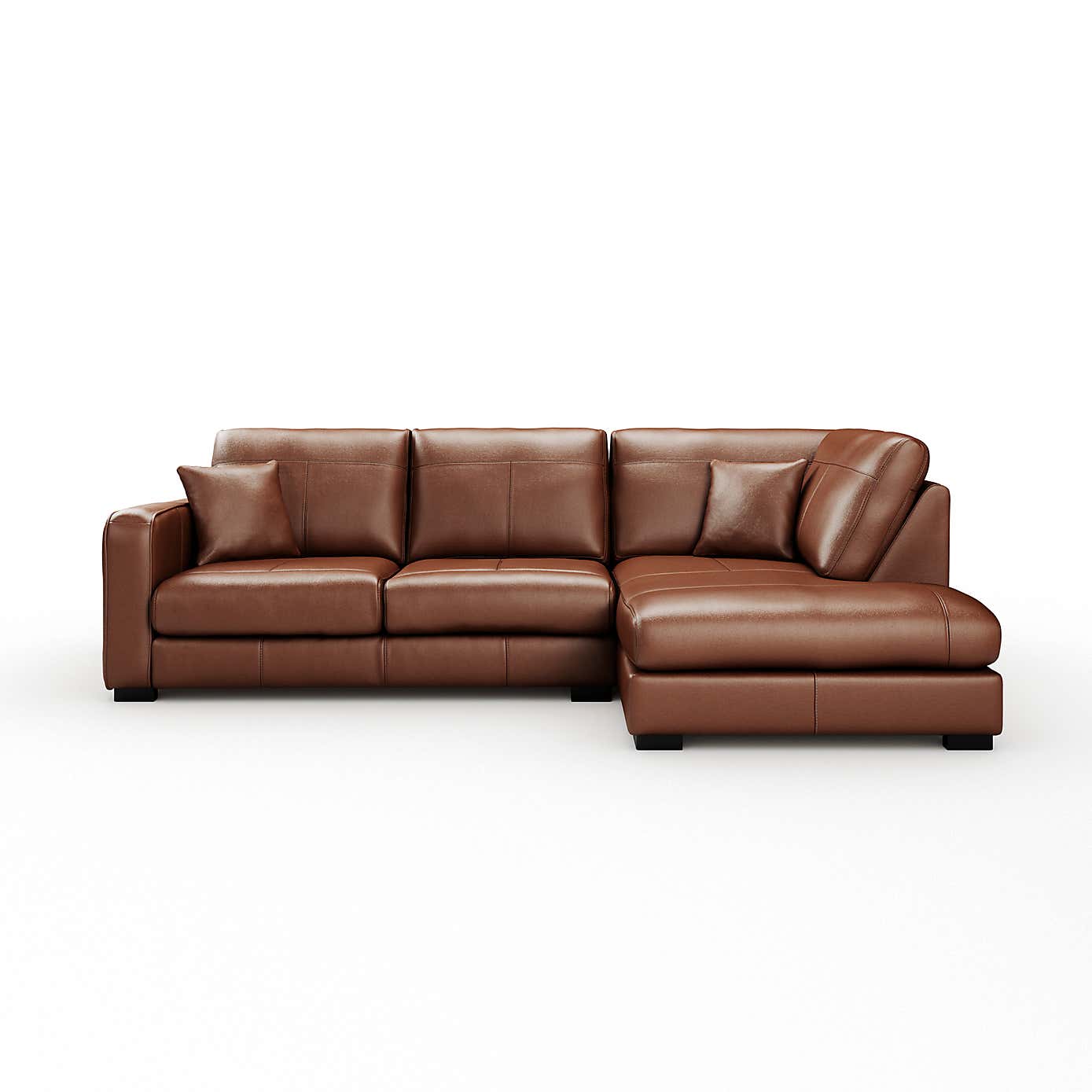 Carson Vintage Leather Large Corner Chaise Sofa