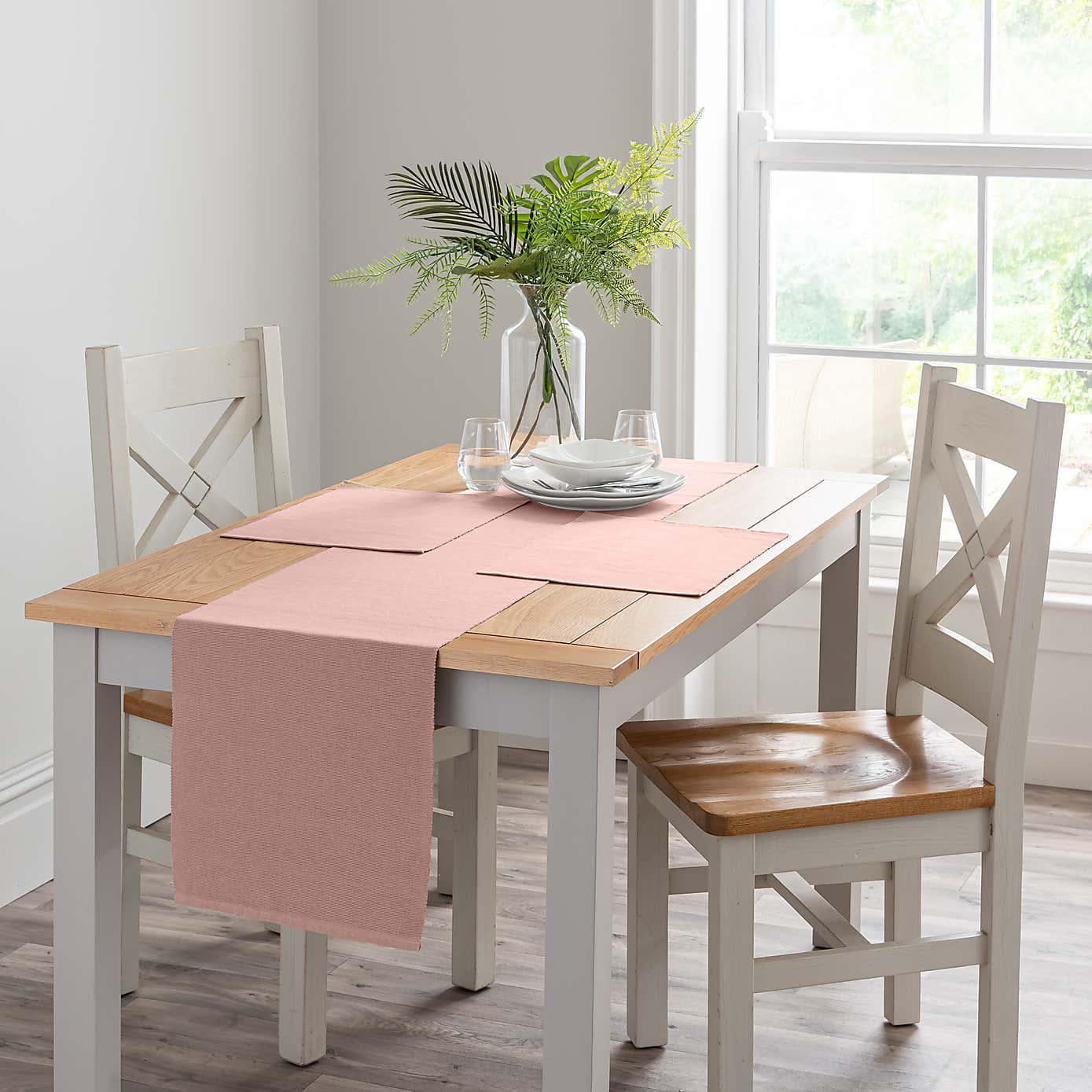 Set of 2 Recycled Ribbed Placemats