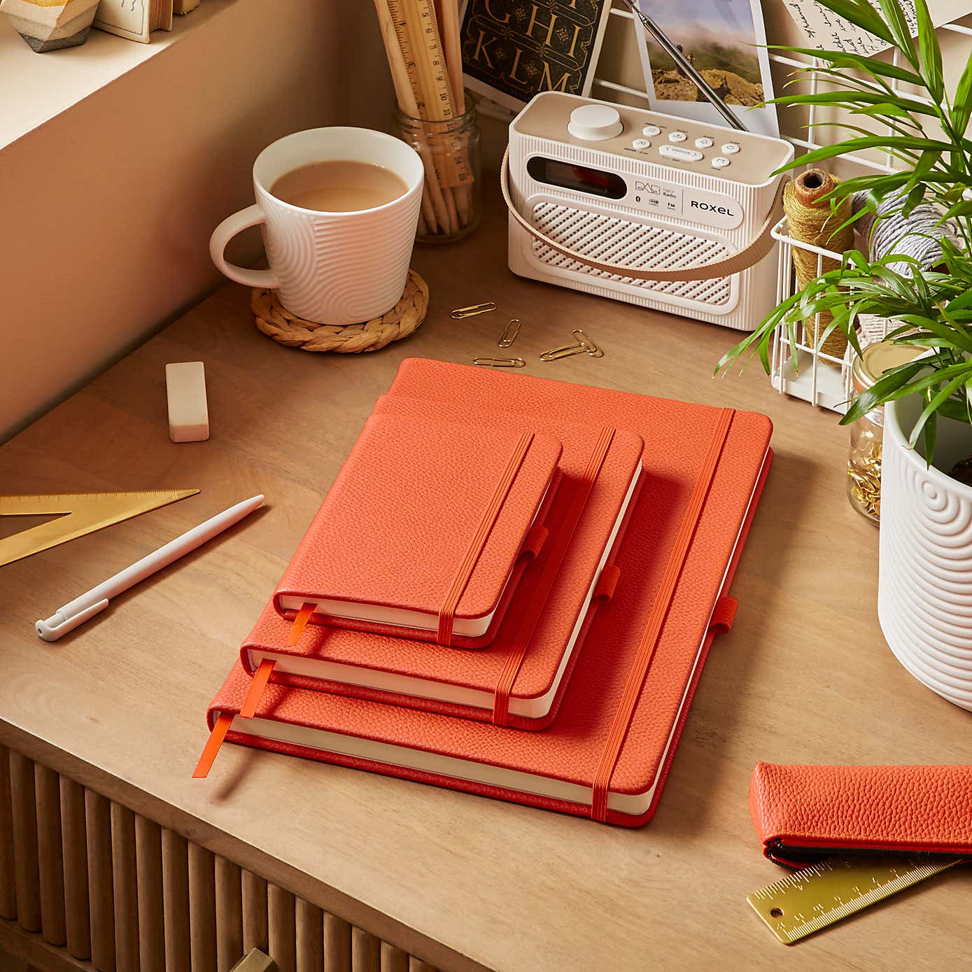 Waters and Noble Premium Faux Leather Notebook