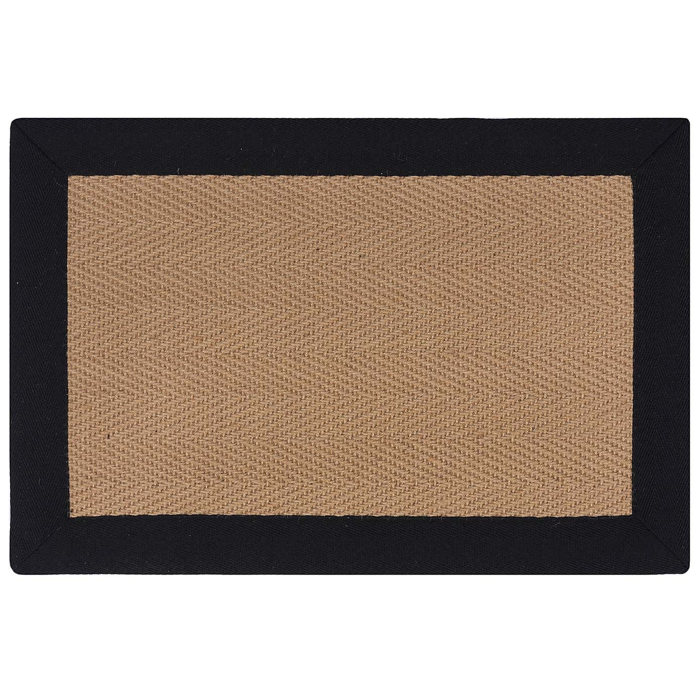 Herringbone Jute Border Doormat