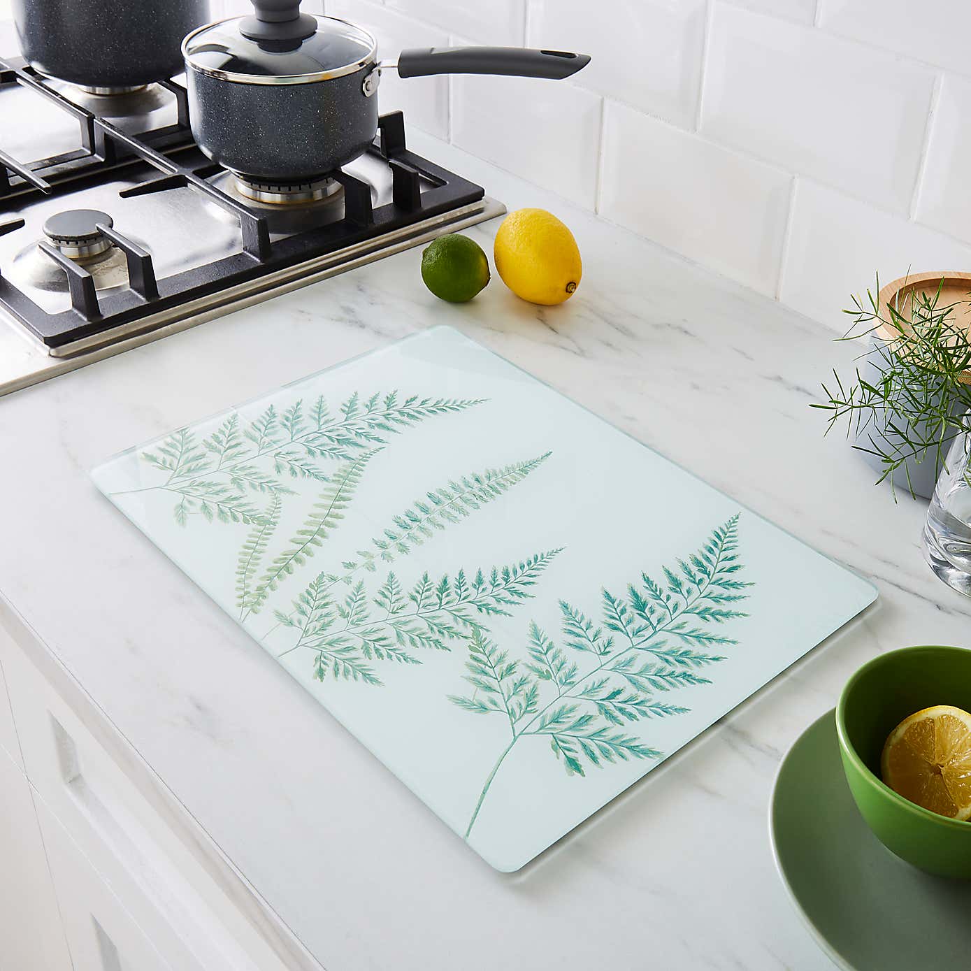 Fern Glass Worktop Saver