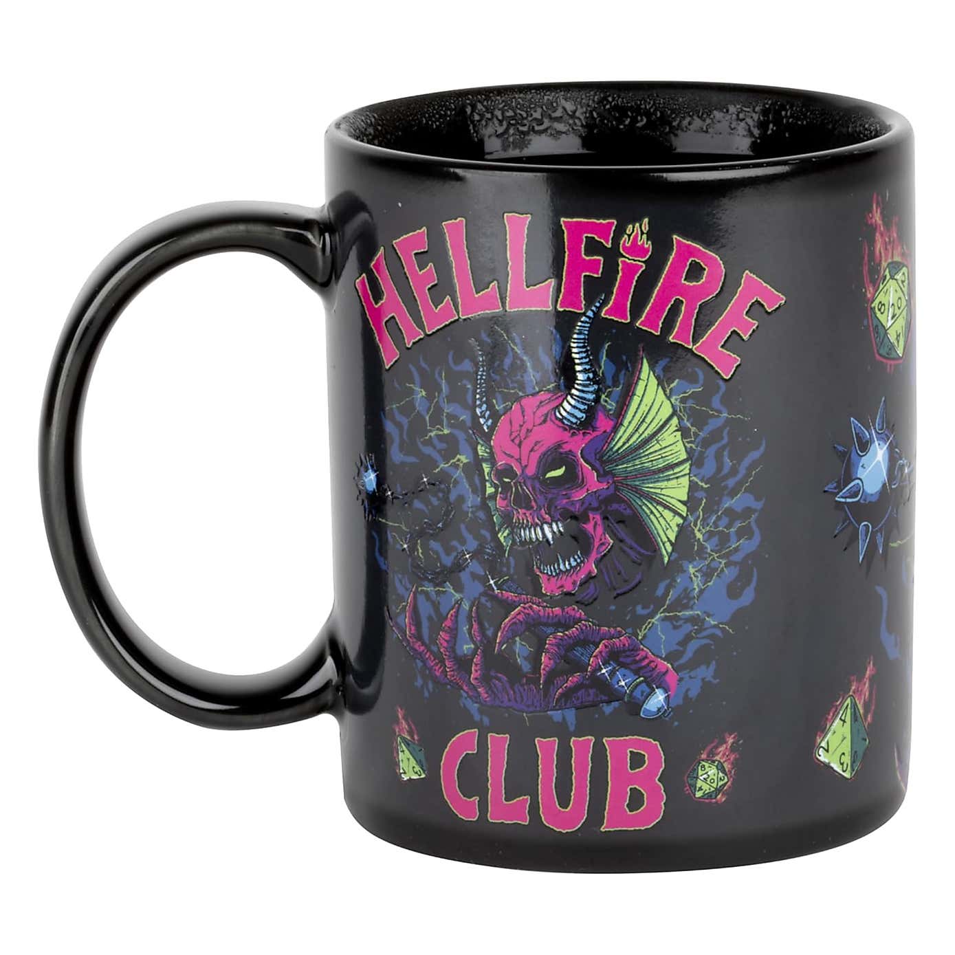 Stranger Things Hellfire Club Heat Changing Mug