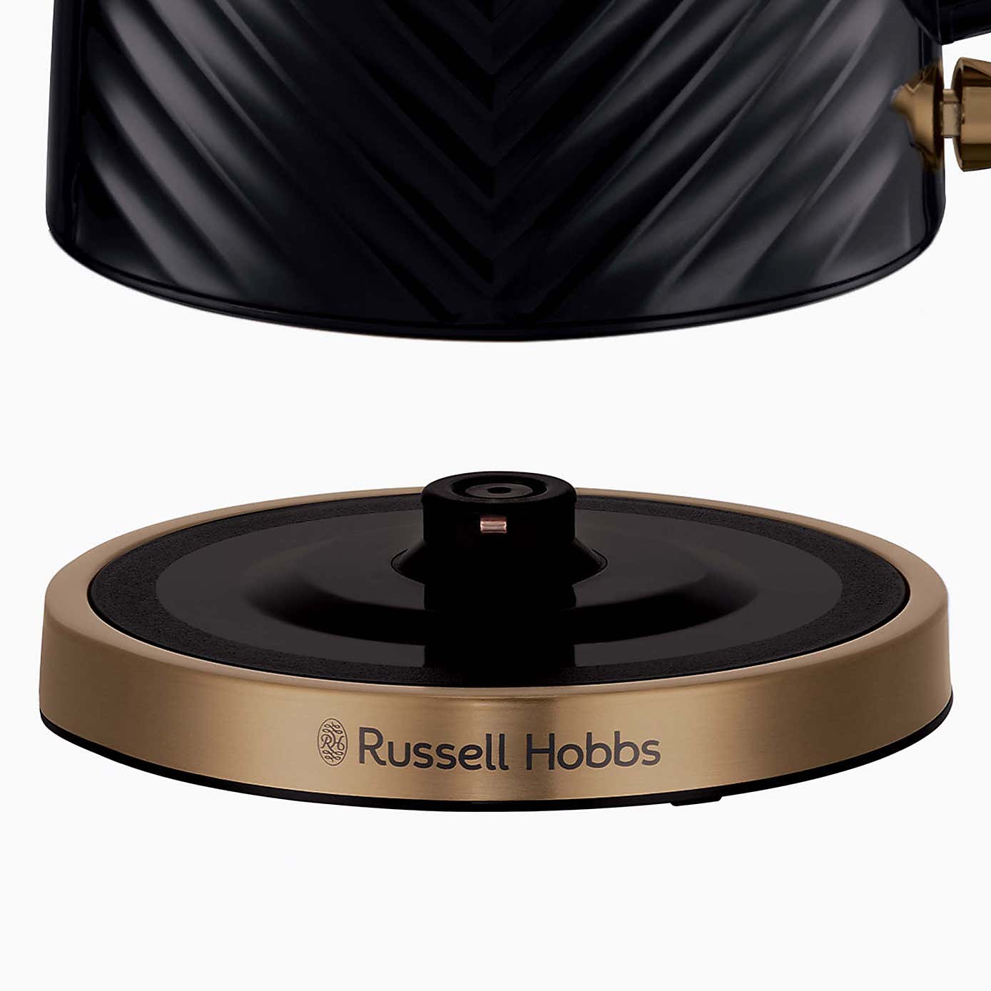 Russell Hobbs Groove Black Kettle