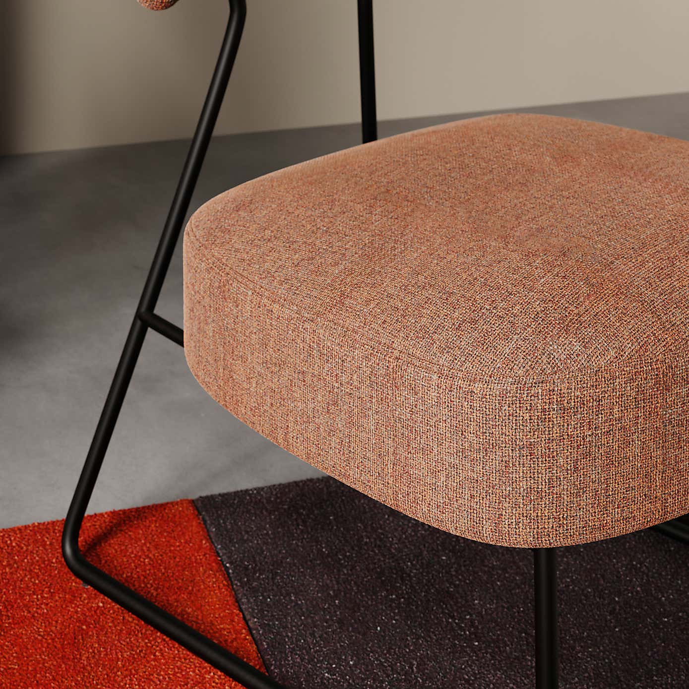 Percy Textured Weave Accent Chair