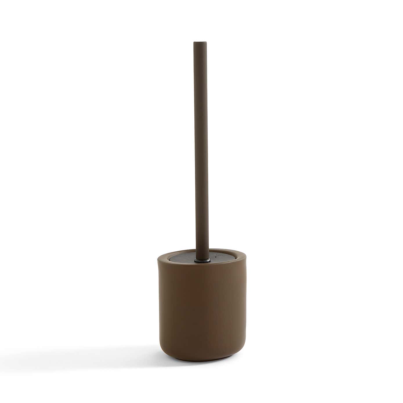 Chocolate Ceramic Toilet Brush