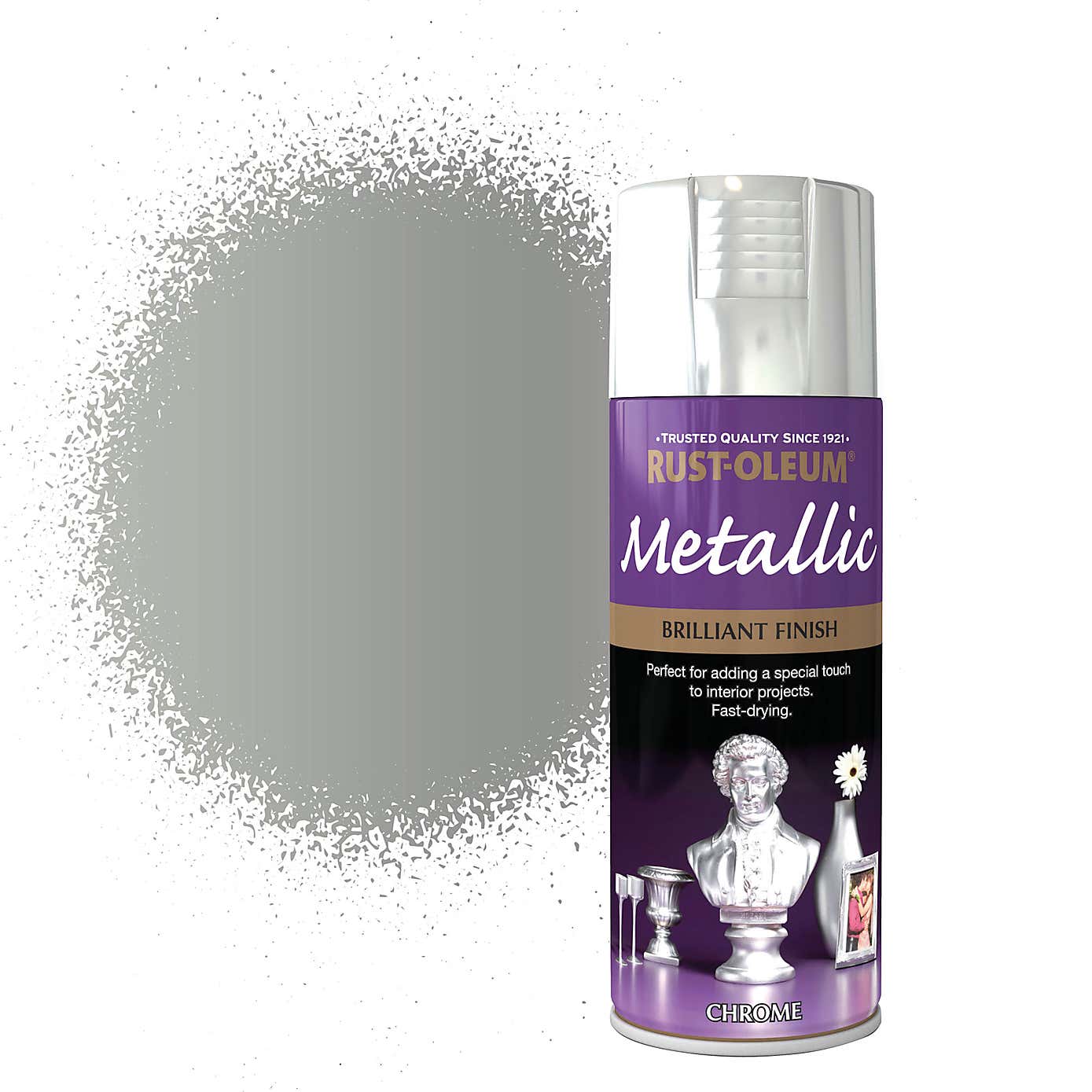 Rust-Oleum Chrome Metallic Spray Paint