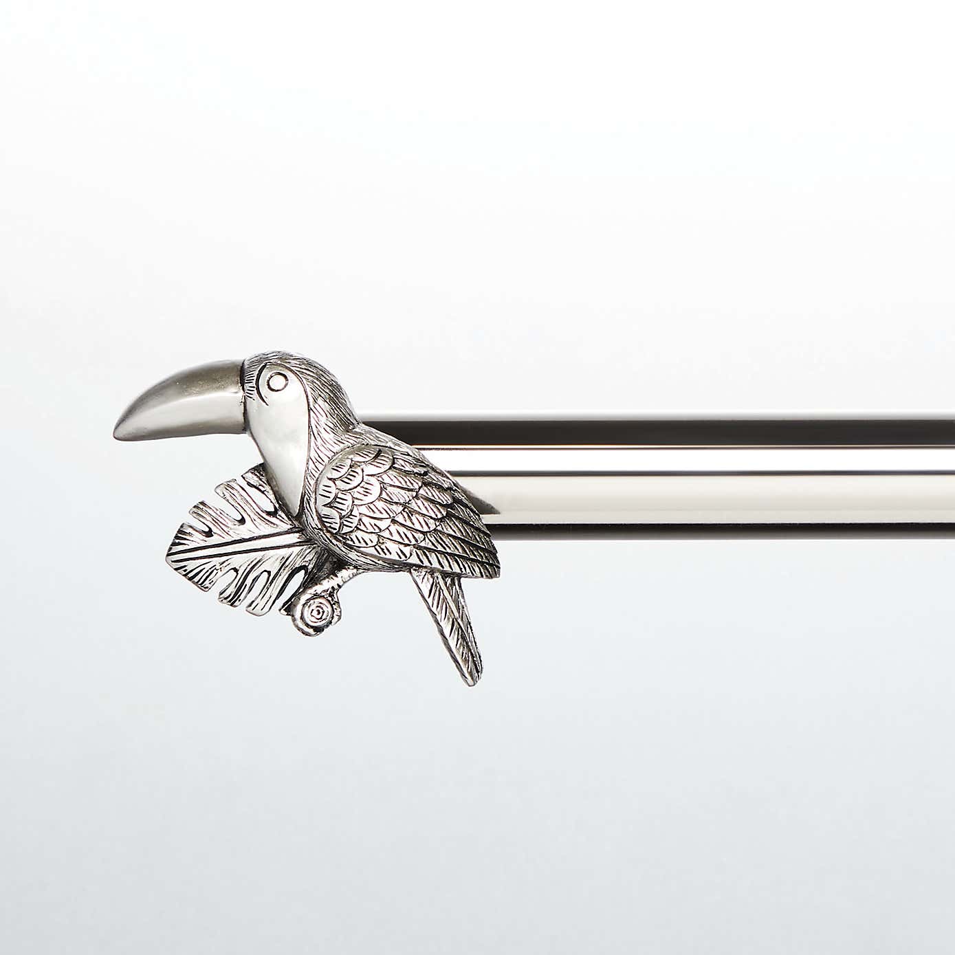 Toucan Extendable Metal Eyelet Curtain Pole​