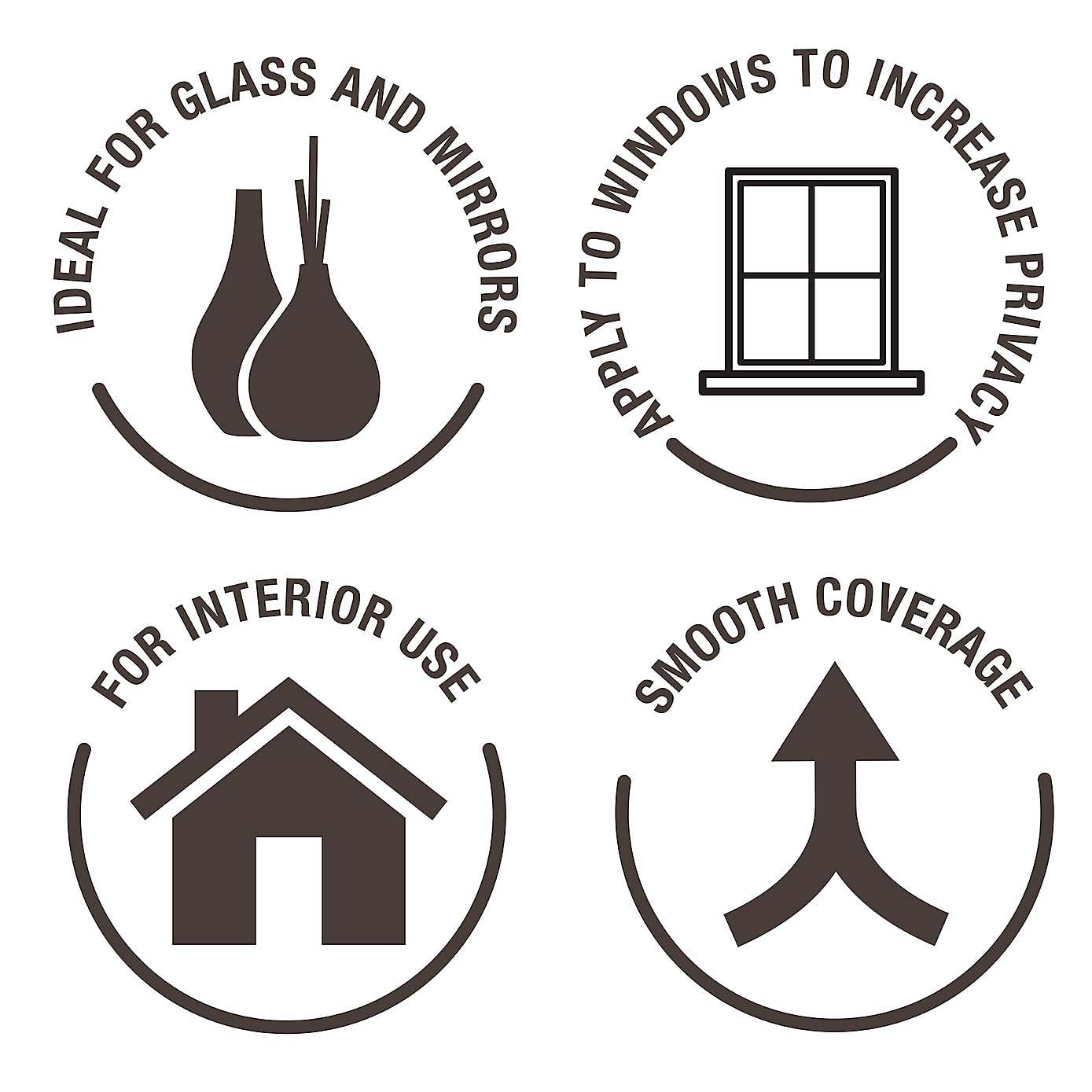 Rose 150ml Frosted Glass Spray Paint