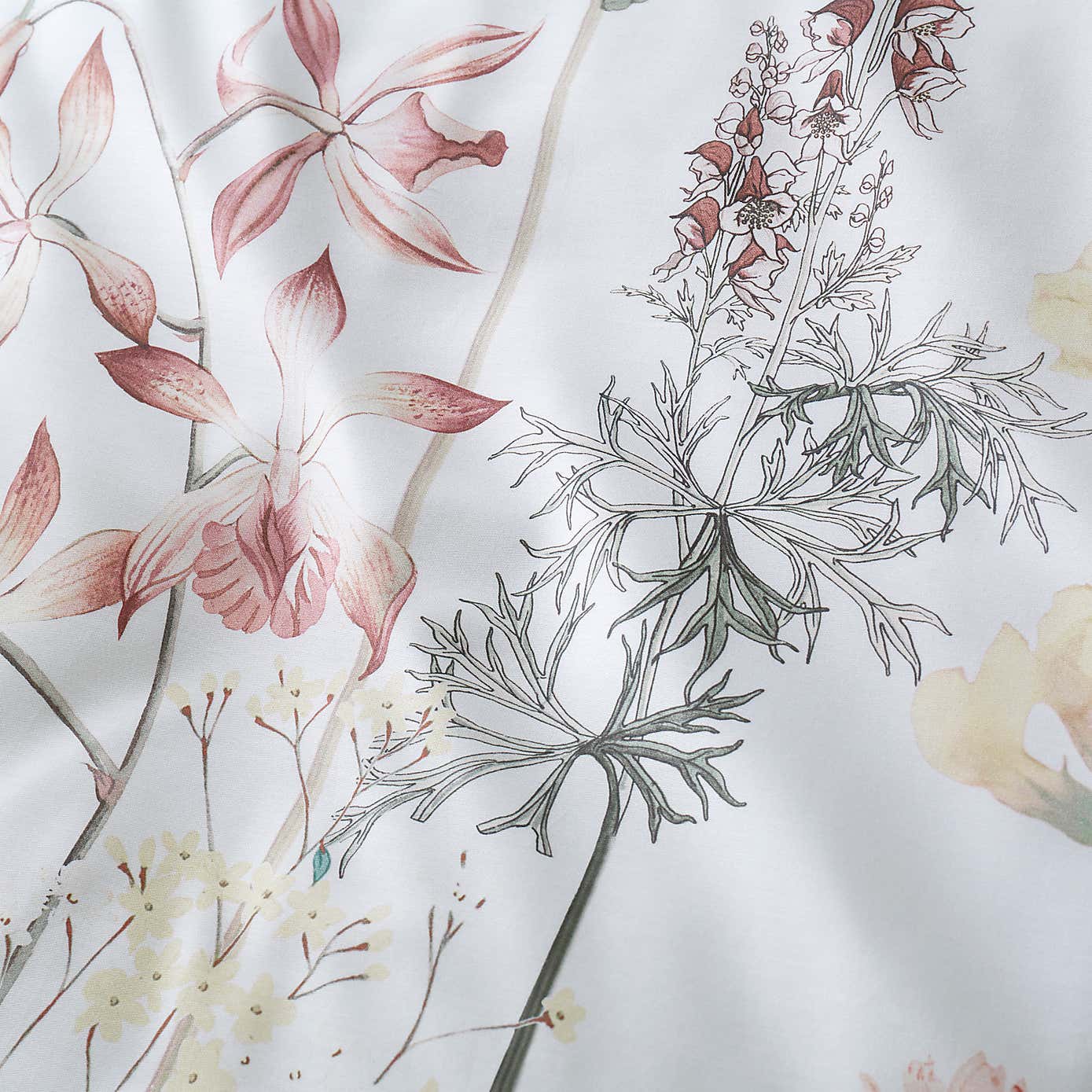 Camellia Floral Duvet Cover & Pillowcase Set