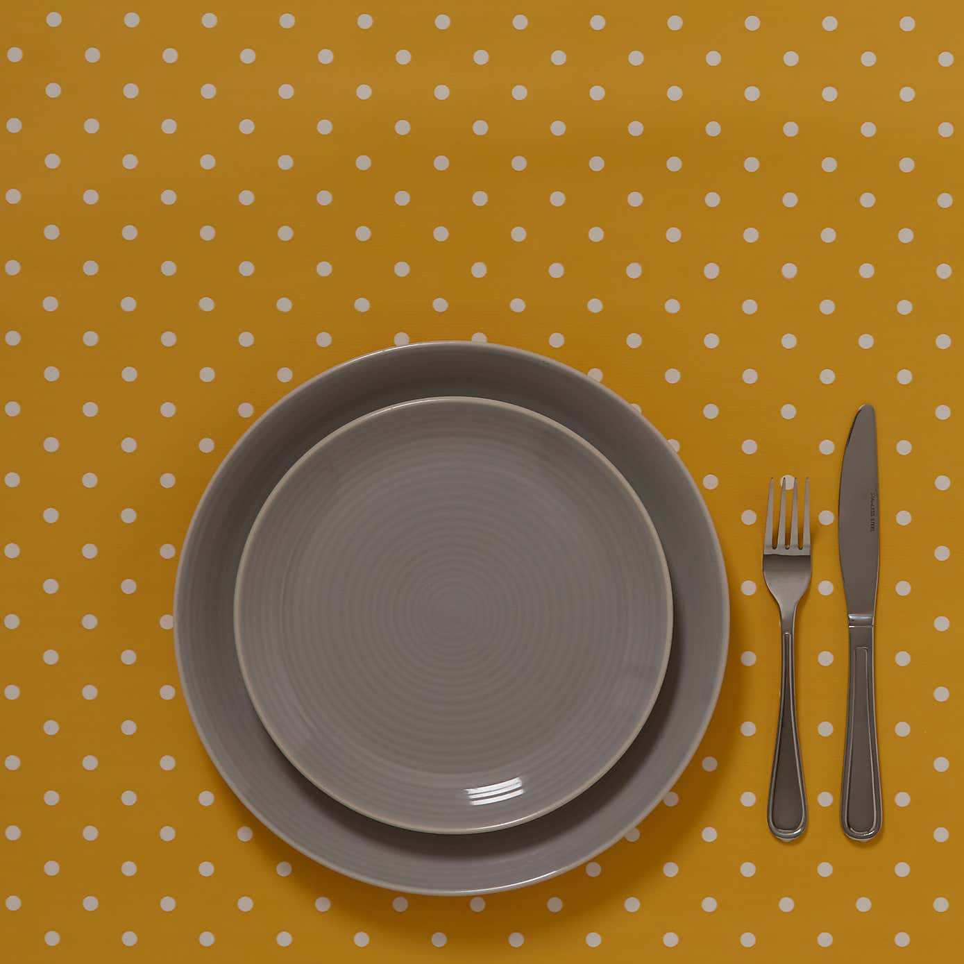 Dotty Ochre PVC