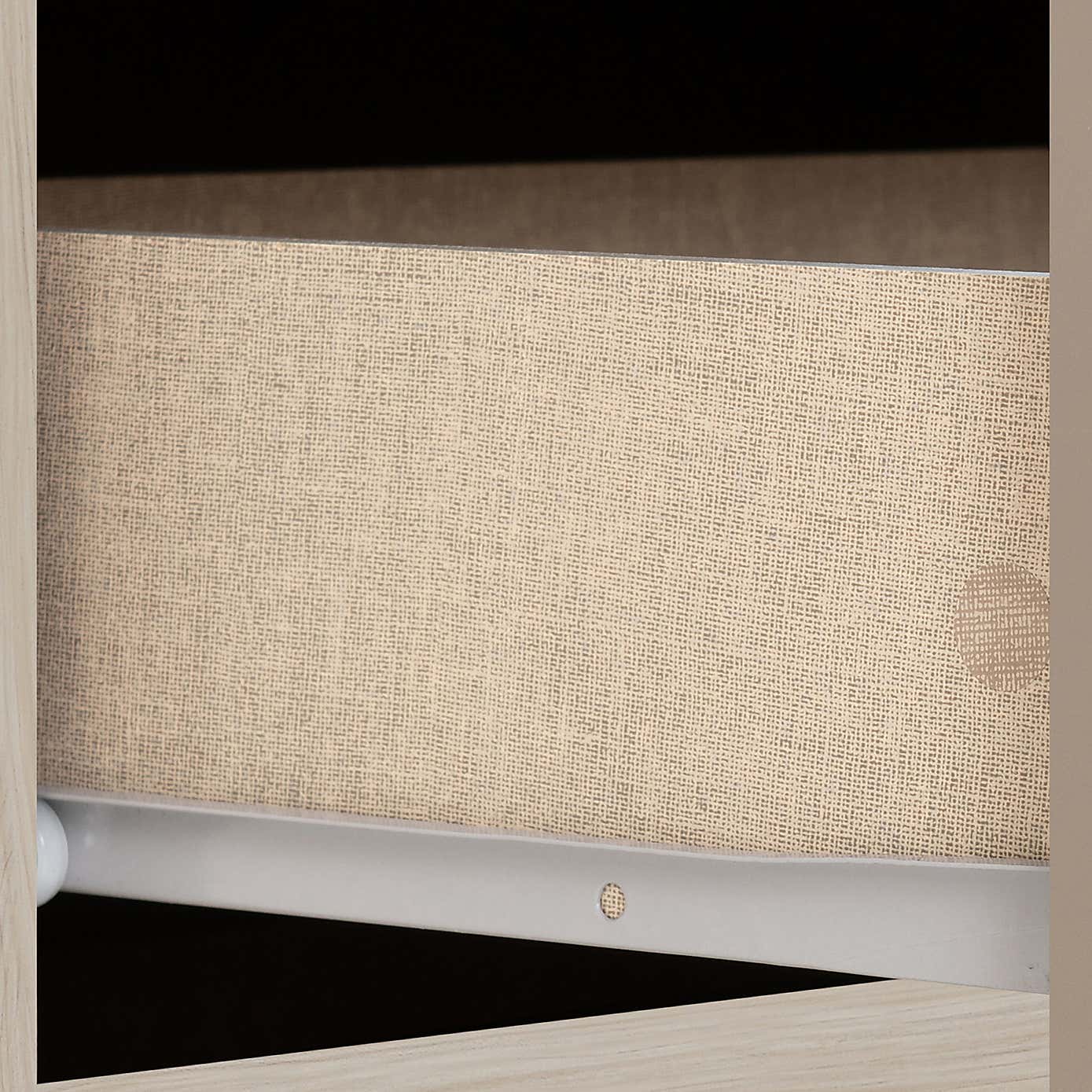 Nevada White Triple Drawer Wardrobe