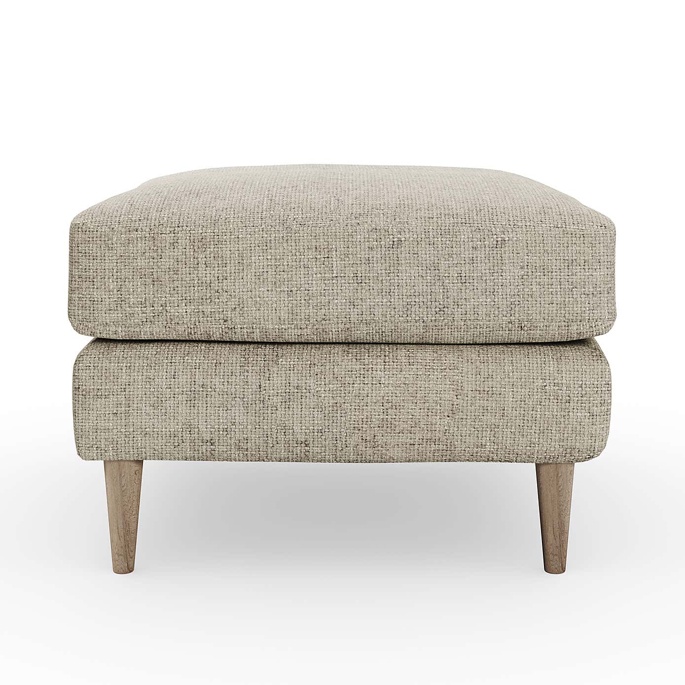 Sven Chunky Chenille Footstool