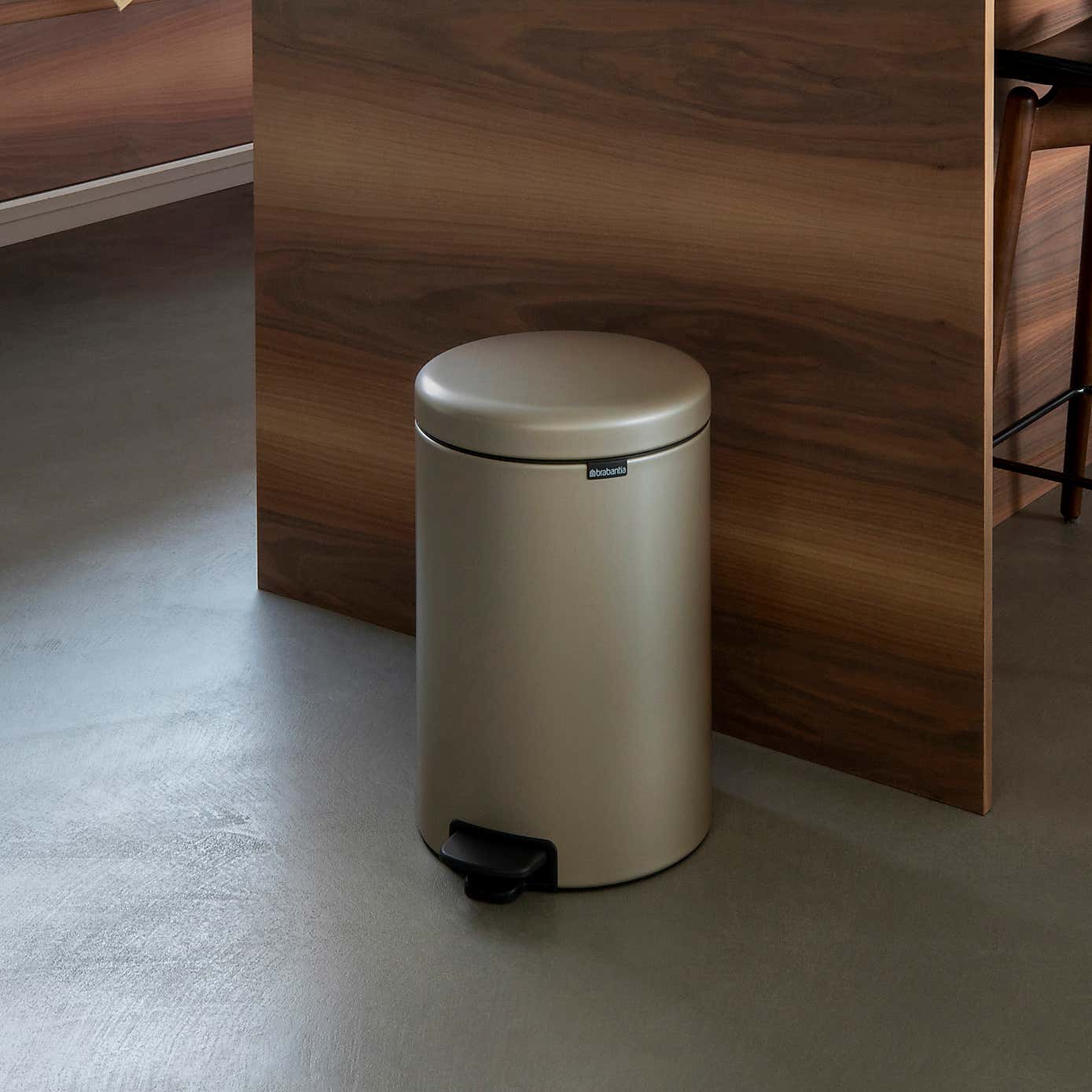 Newlcon Champagne 20 Litre Pedal Bin