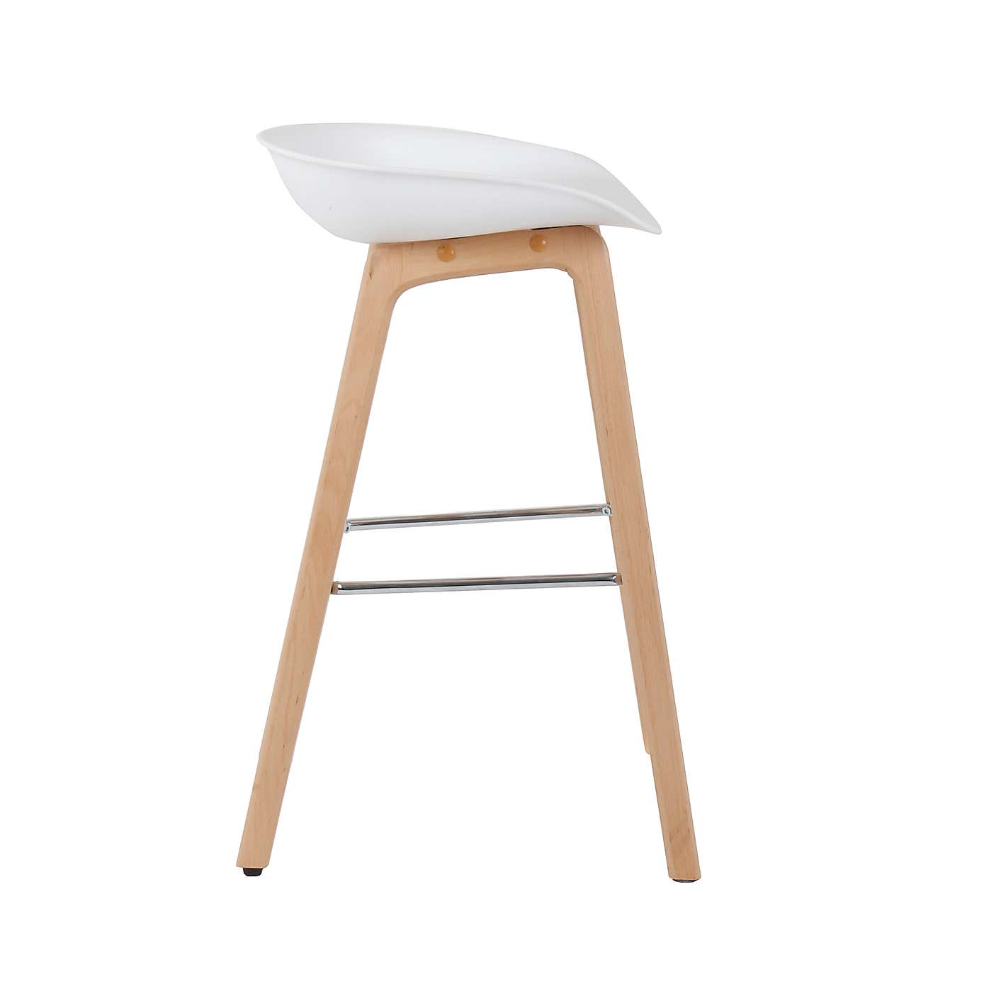 Erik White Bar Stool