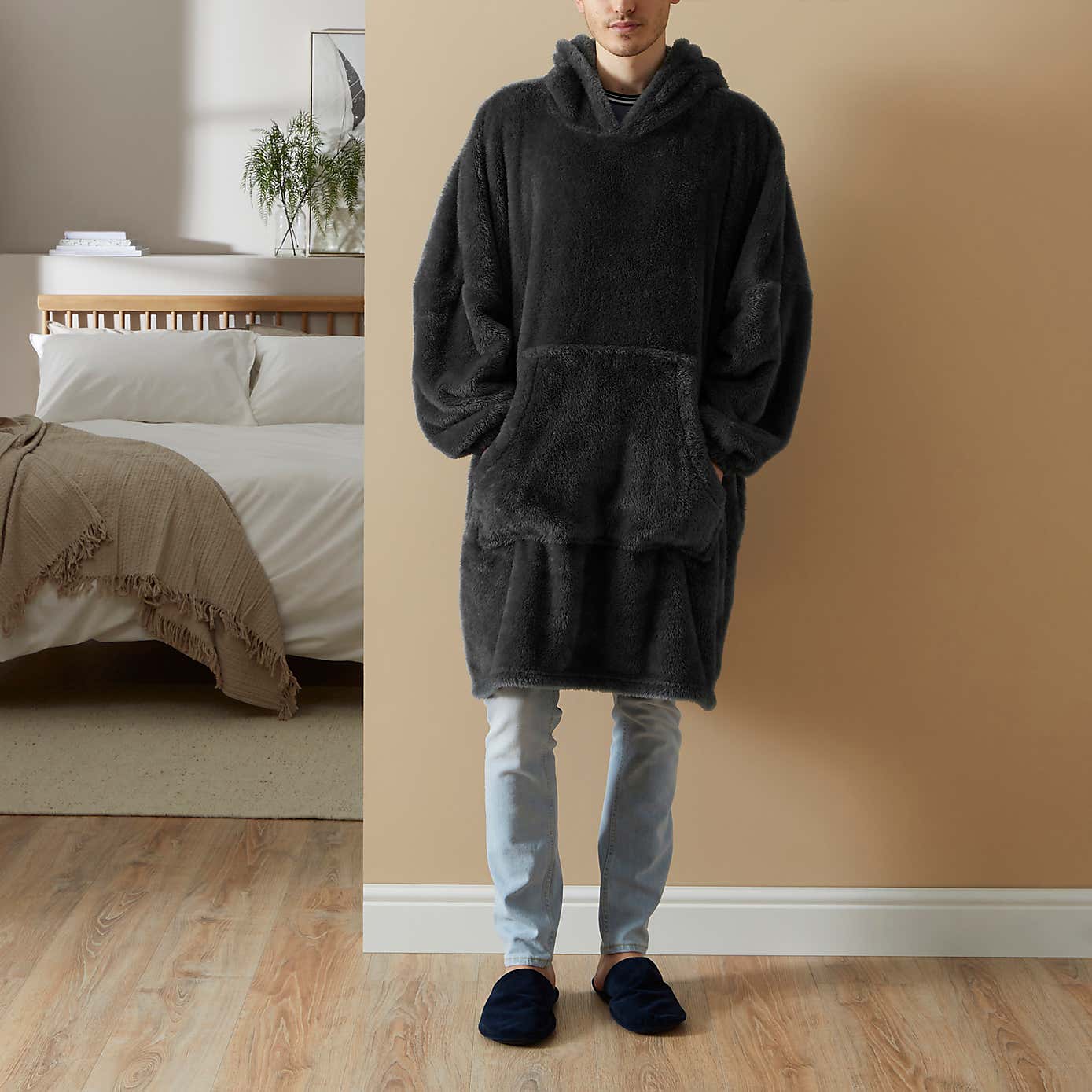 Teddy Oversized Blanket Hoodie