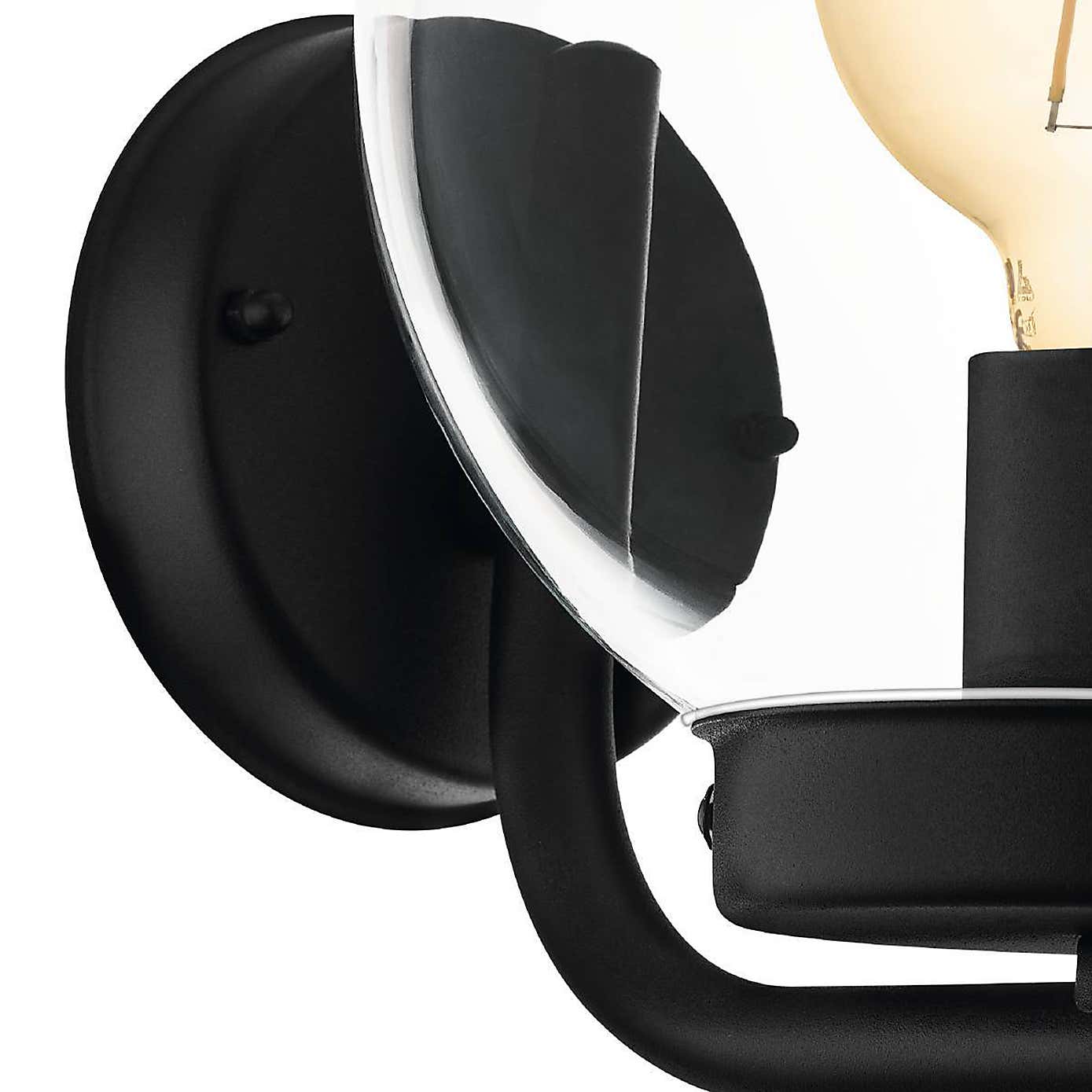 EGLO Taverna Indoor Outdoor Globe Wall Light