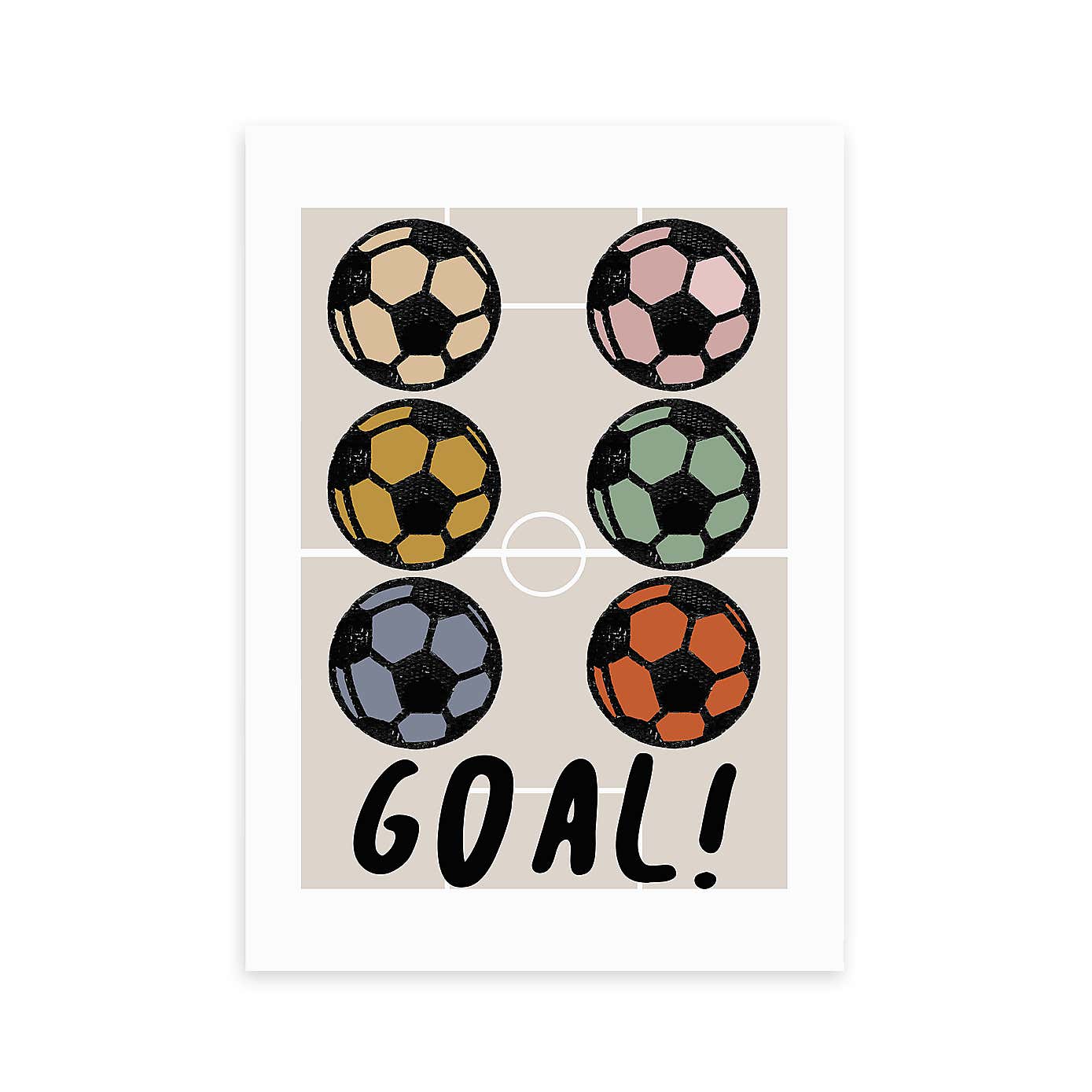 East End Prints Goal! Print by Wonder and Rah