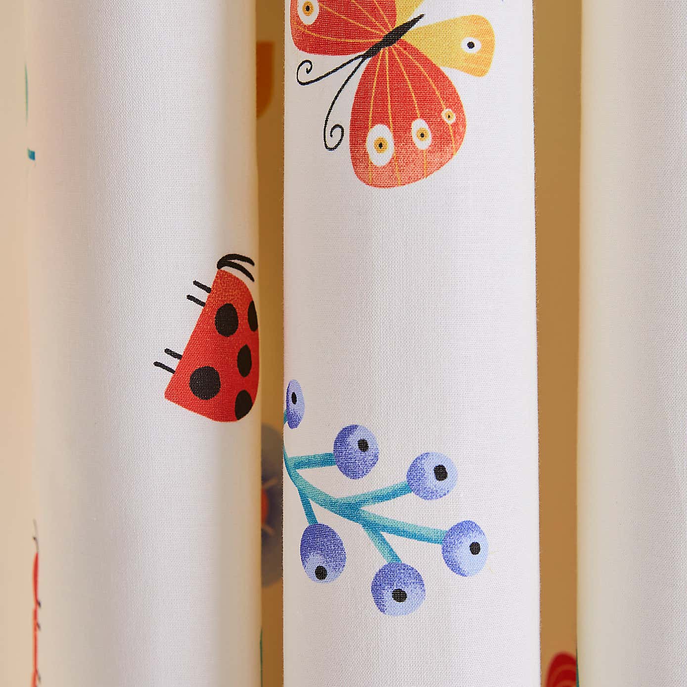 Garden Friends Blackout Eyelet Curtains