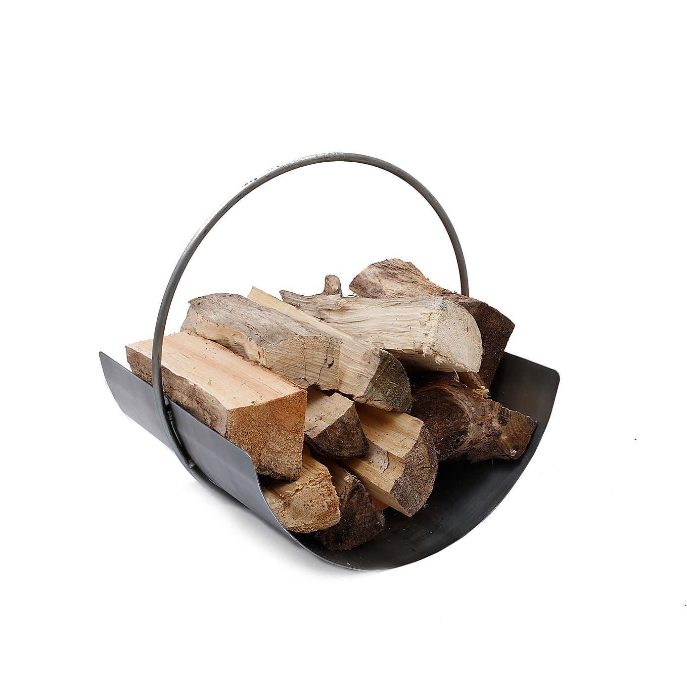 Snug - Fireside Chrome Iron Firewood Hold