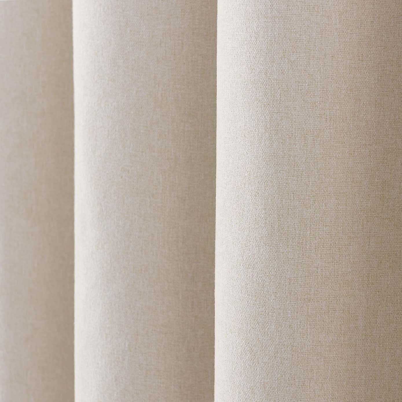 Luna Brushed Ultra Blackout Eyelet Curtains