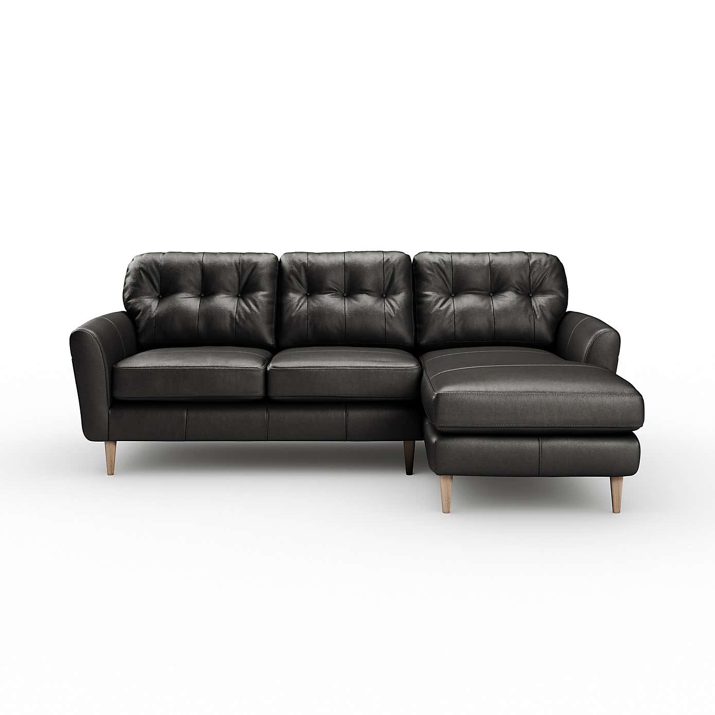 Sven Vintage Leather Large Corner Chaise Sofa