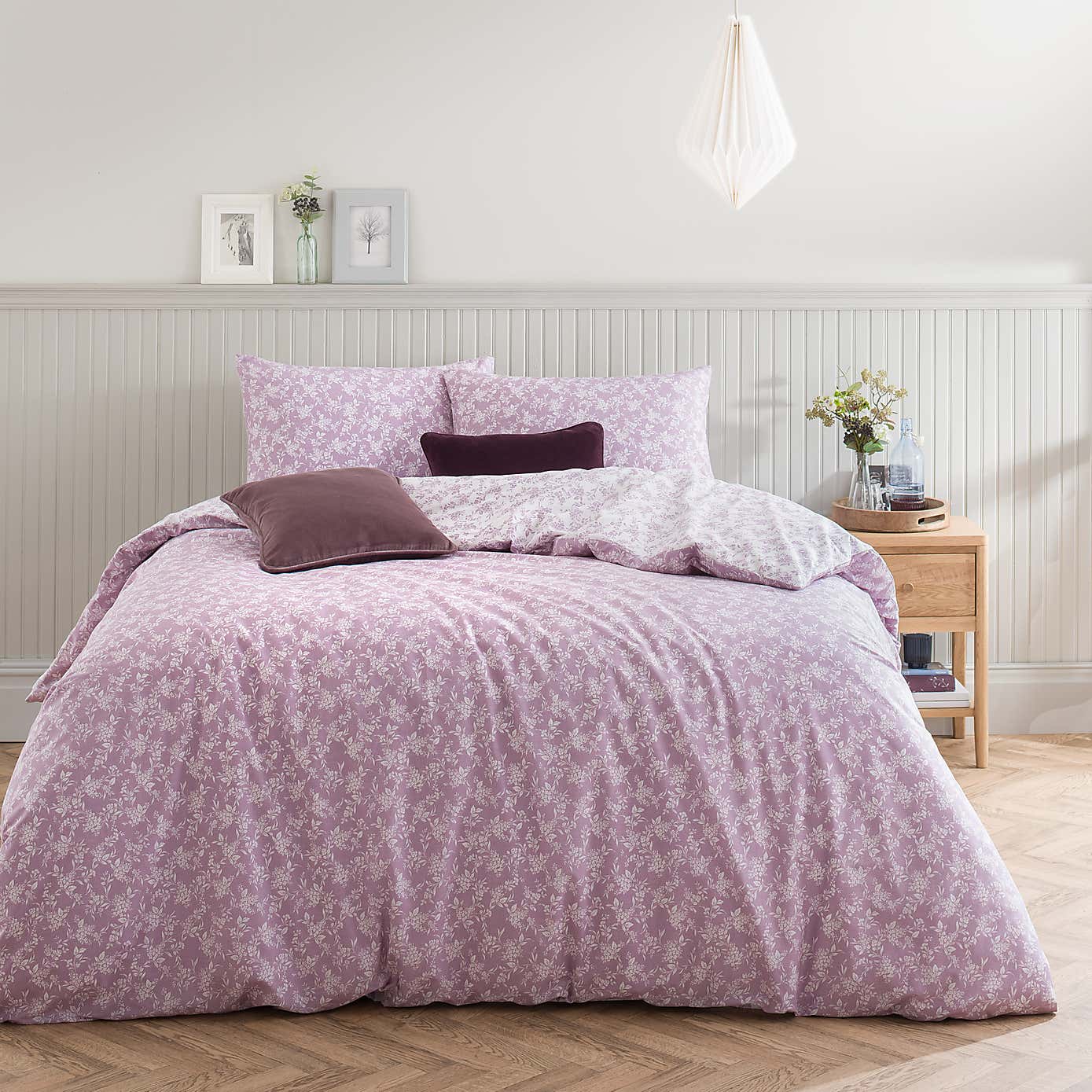 Bexley Floral Sage Duvet Cover and Pillowcase Set