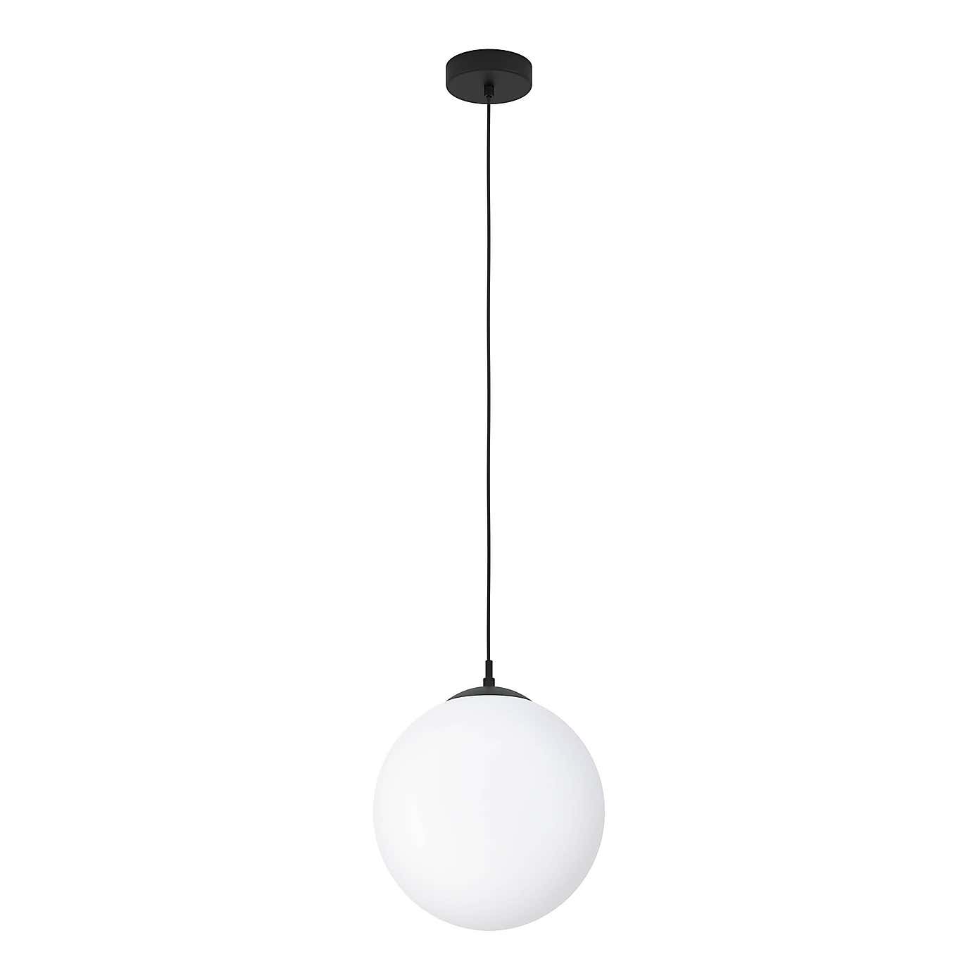 EGLO Rondo 3 Spherical Opal Glass Pendant Light
