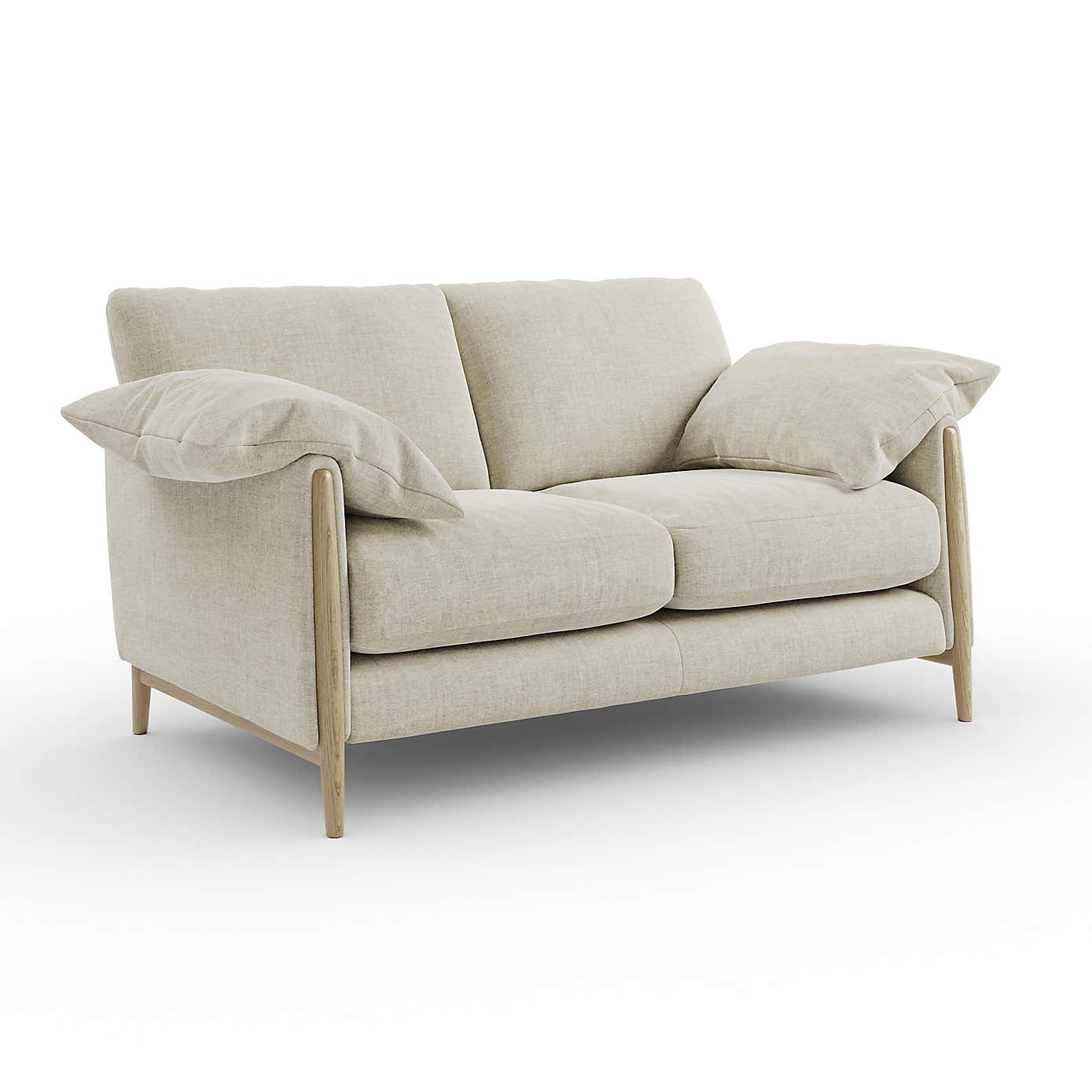 Hector Tonal Plush Chenille 2 Seater Sofa