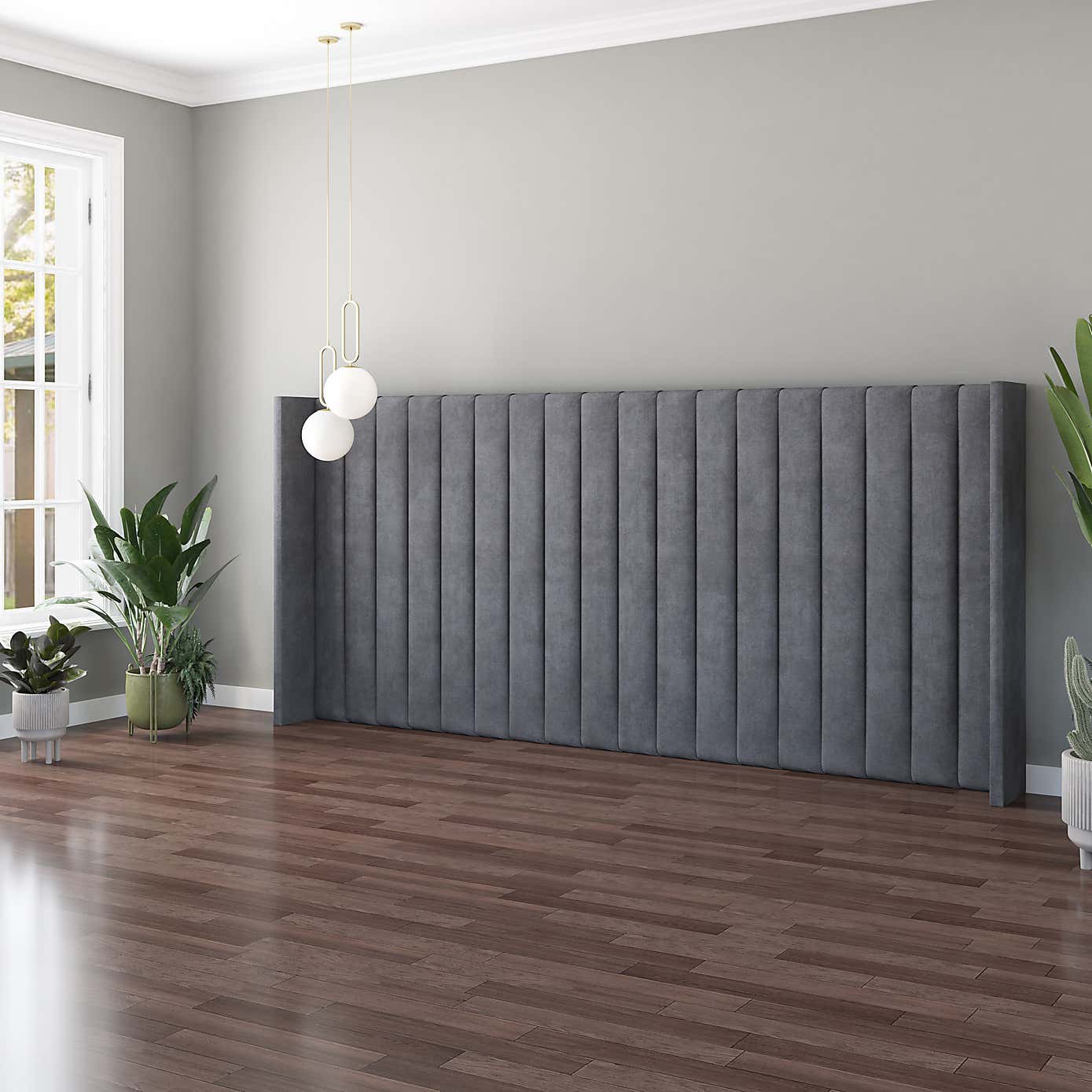 Grandeur Plush Velvet Headboard