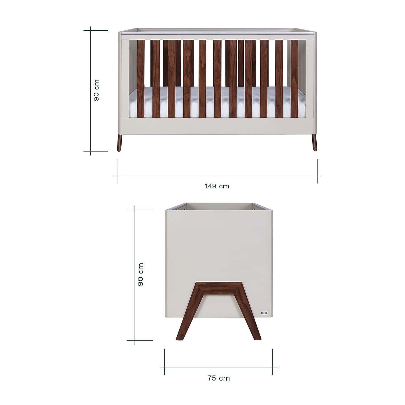 Tutti Bambini Fuori 3 Piece Nursery Furniture Set