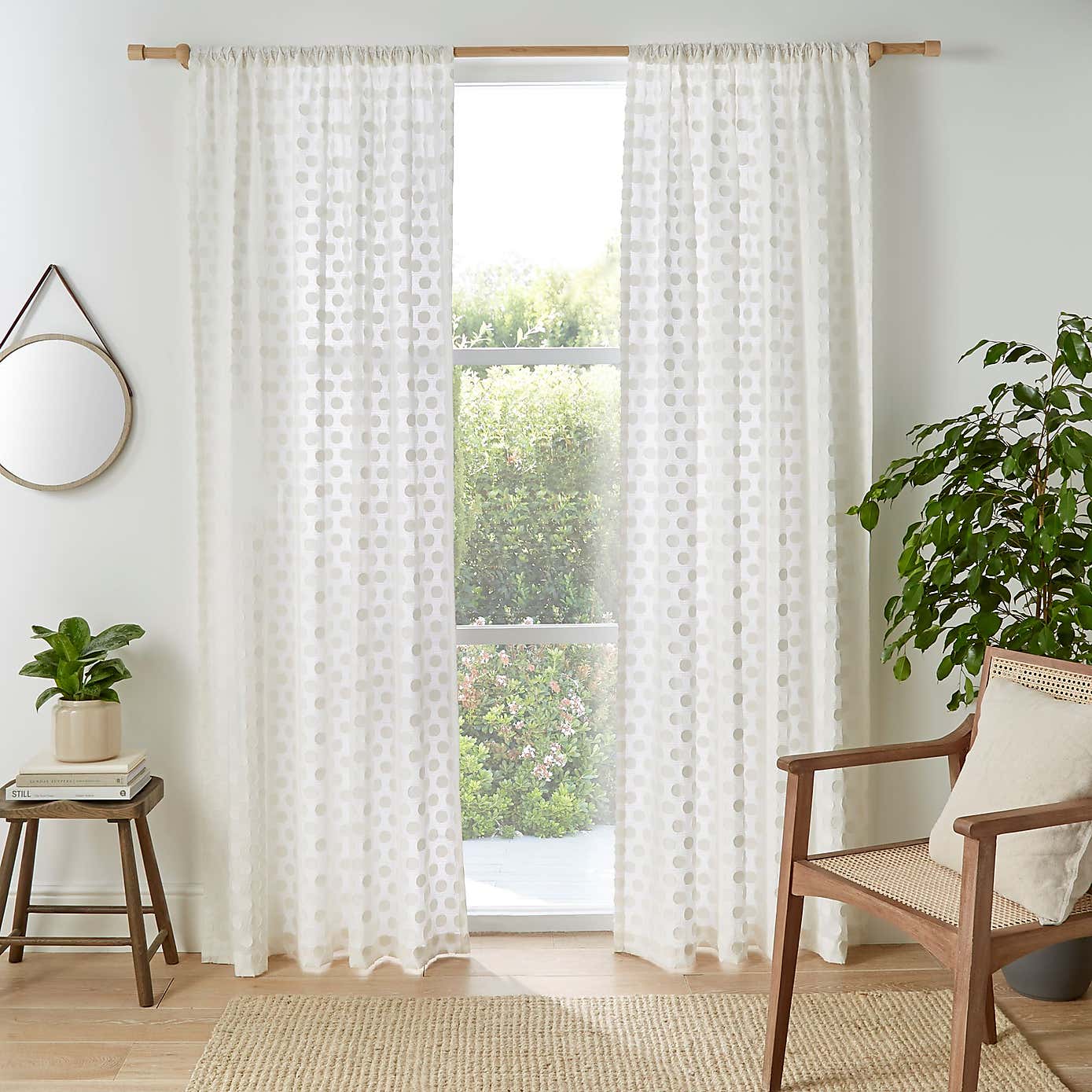 Casimir Chenille Slot Top Voile Panel