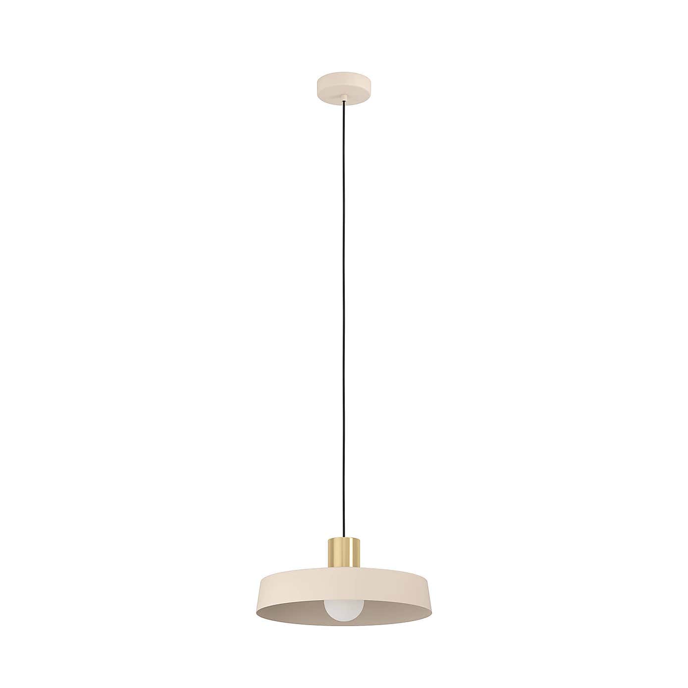 EGLO Valdiola Round Steel Pendant Light