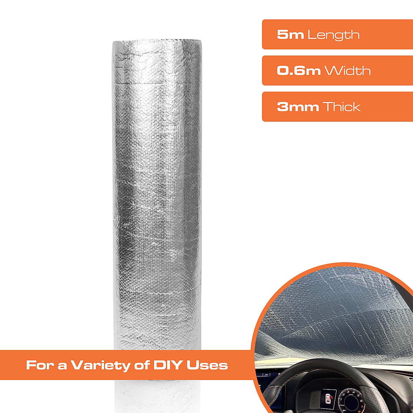 SuperFOIL Window Reflector, 0.6 x 5m