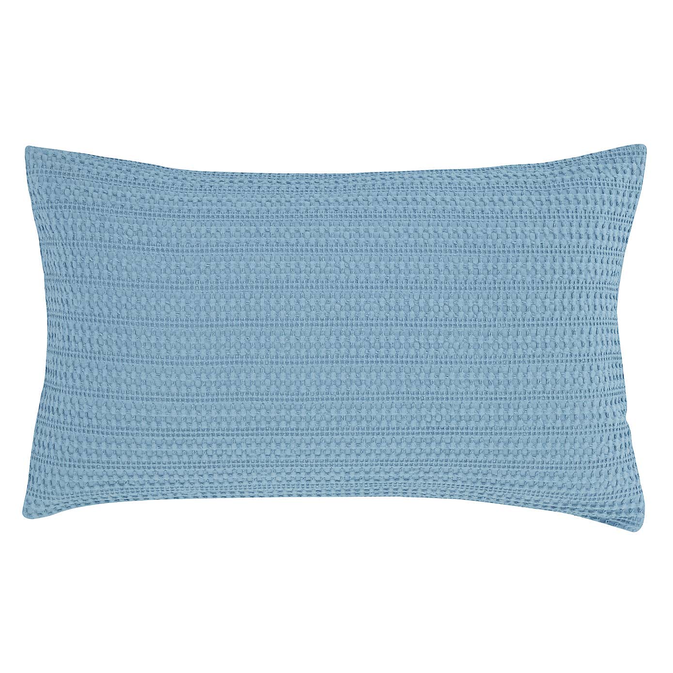 Amberley Waffle Cotton Silver Duvet Cover and Pillowcase Set