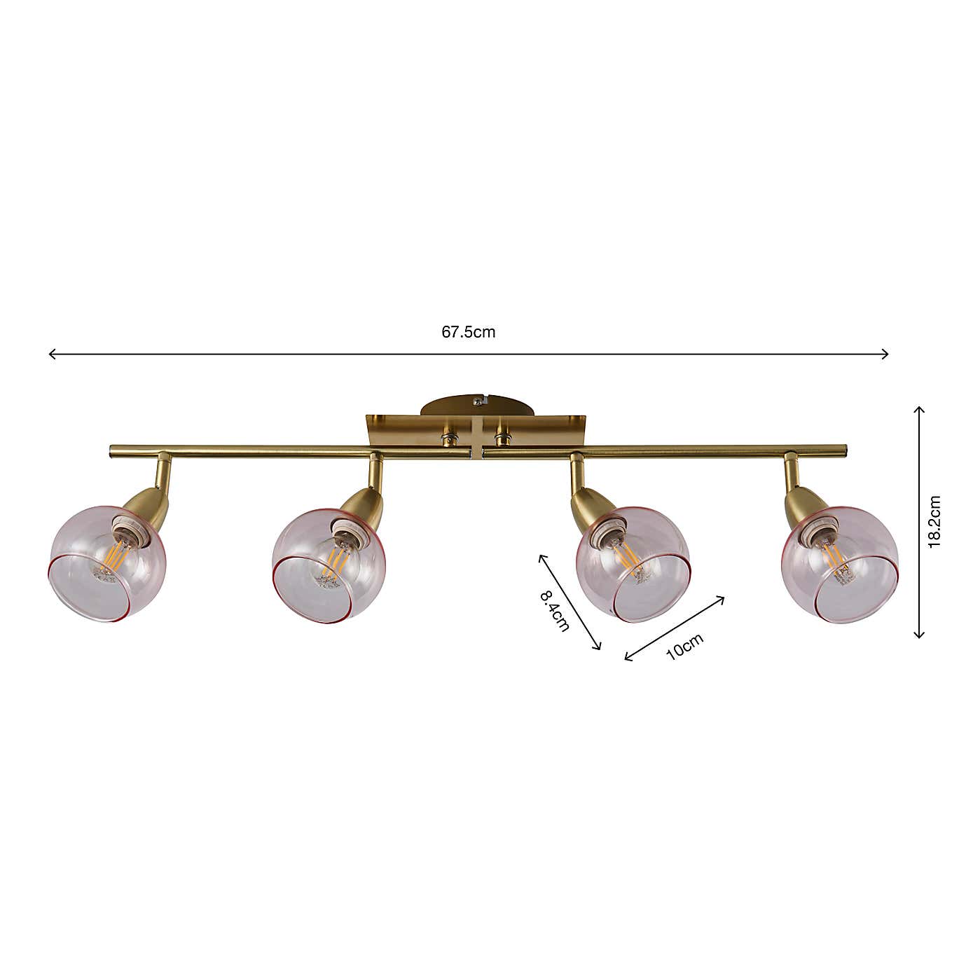 Tia 4 Light Spotlight Bar