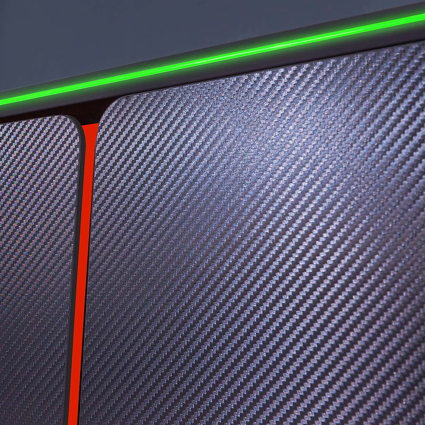 X Rocker Carbon Tek Wardrobe with Neo Fibre LED