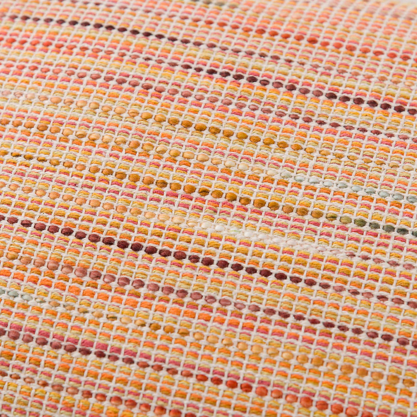 Ava Flat Weave Cotton Rectangle Cushion