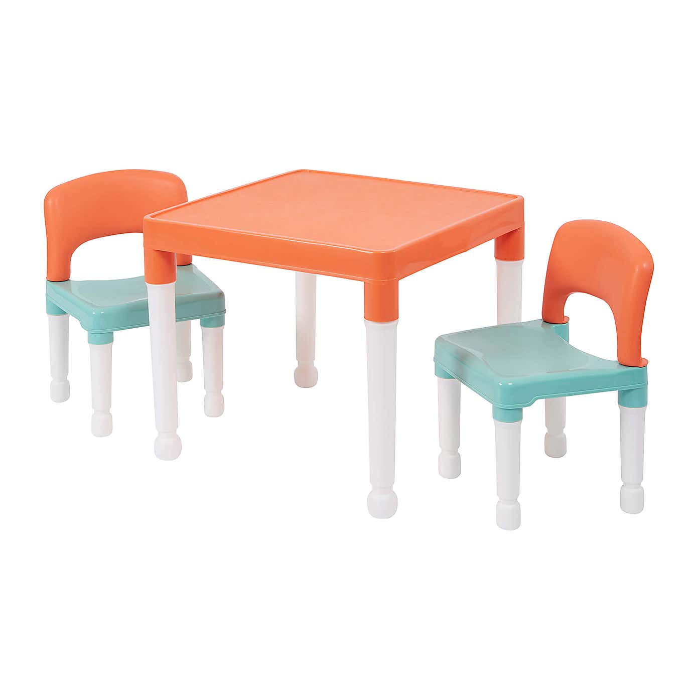 Liberty House Kids Plastic Table And Two Chairs Set